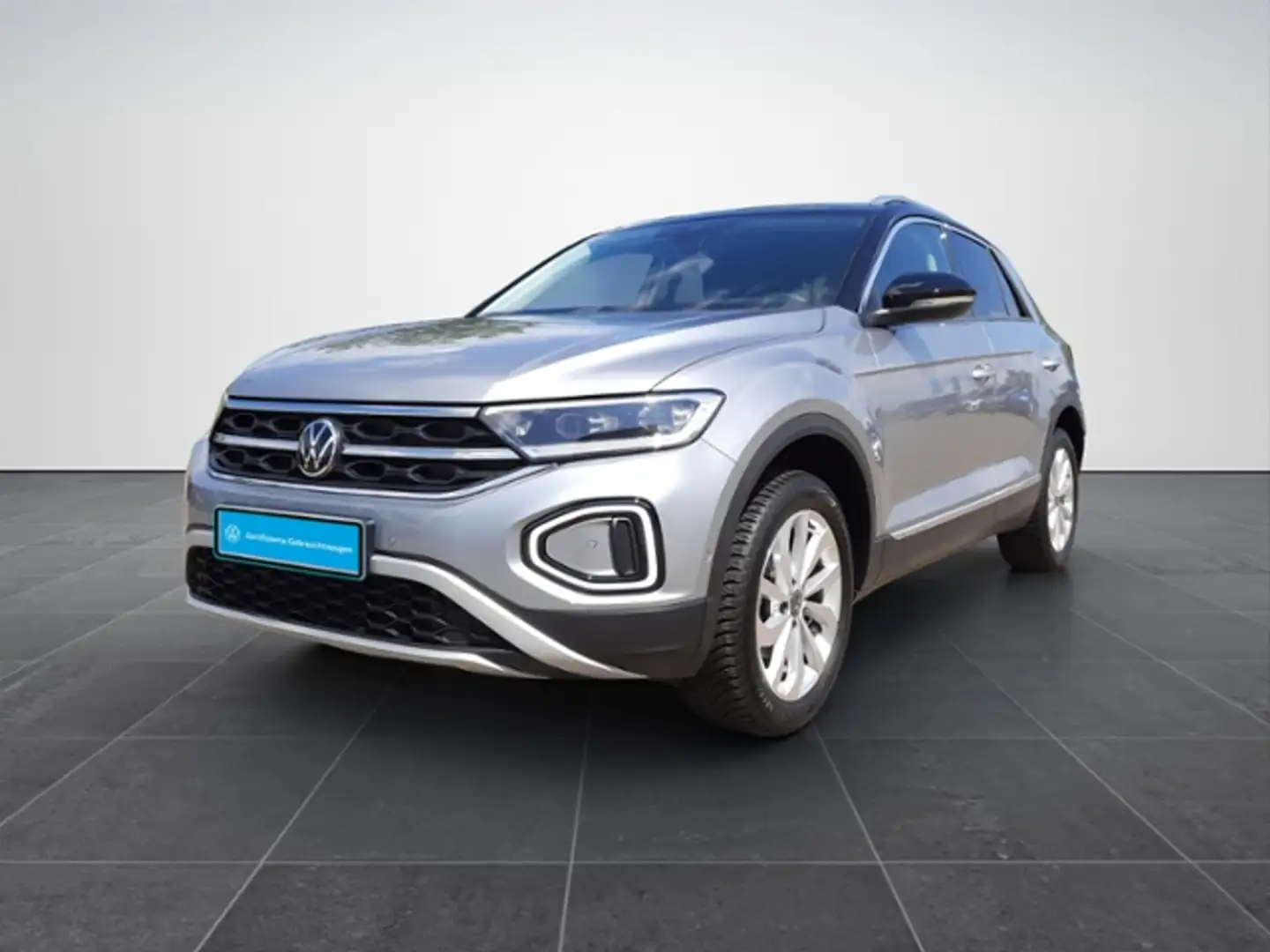 Volkswagen T-Roc 1.5TSI DSG Style LED+/AHK/Navi/ACC Plateado - 2