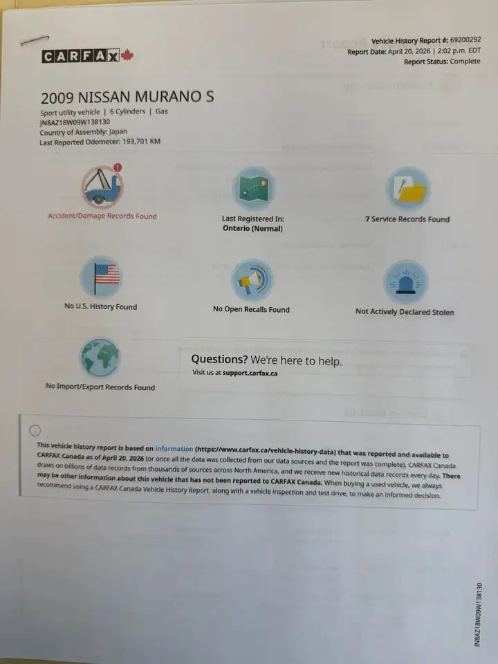 Nissan Murano снимка Nissan Murano