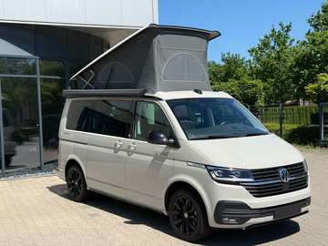 California Beach Camper Anschlussgarantie LED AHK Markise 6-Gang Sportpaket 18-Zoll Alu Kamera Windassistent Ascotgrau