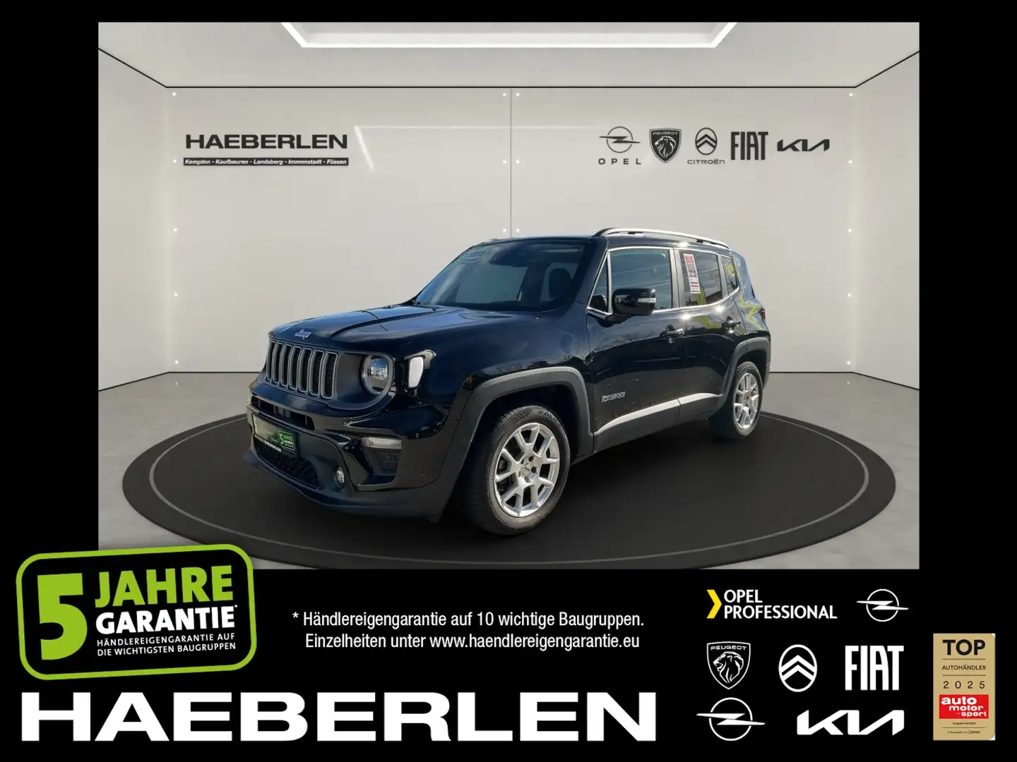 Jeep Renegade 1.5 MultiAir FWD Longitude 2xKlima+LM Noir - 1