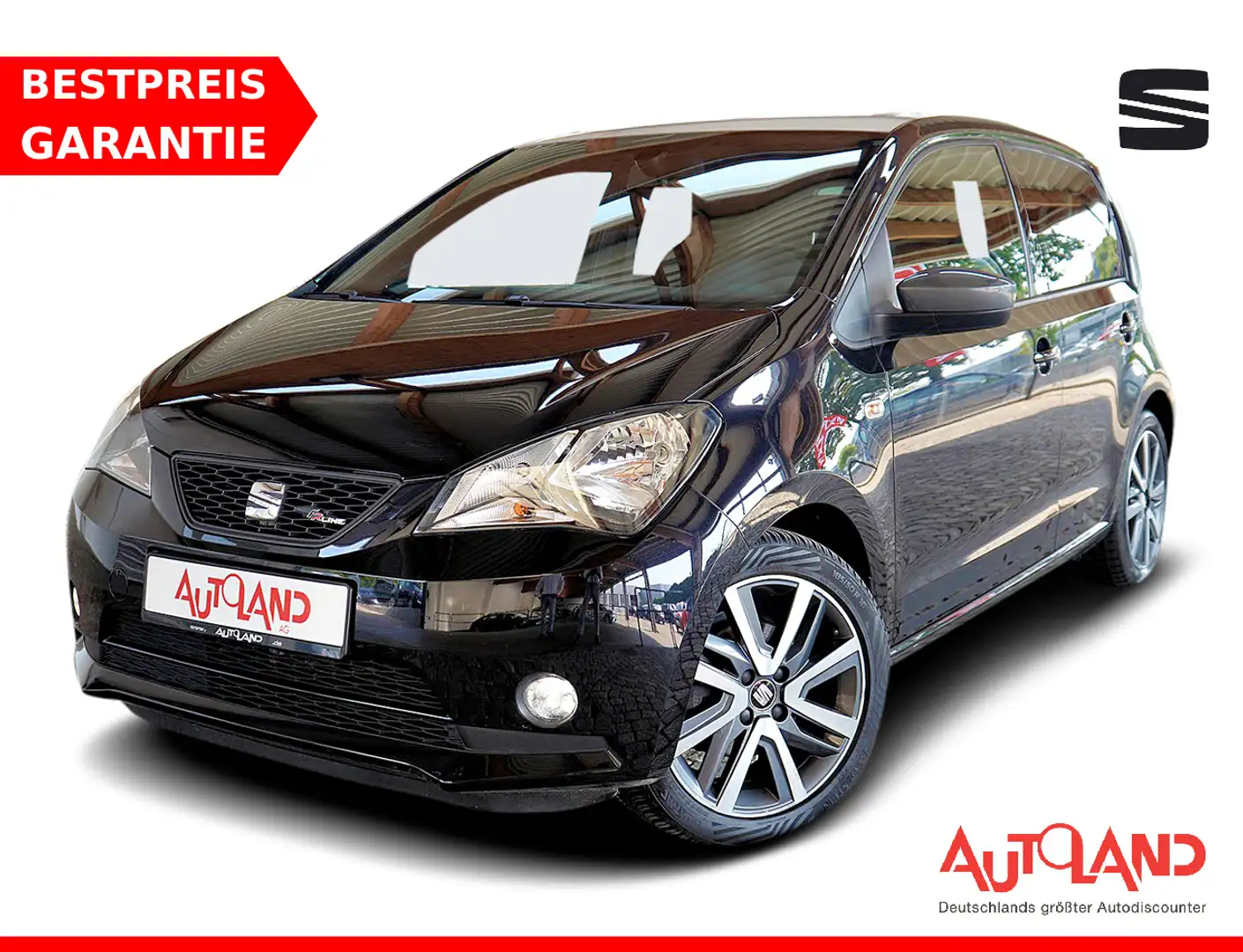SEAT Mii 1.0 FR-Line Tempomat Sitzheizung Klima PDC Schwarz - 1