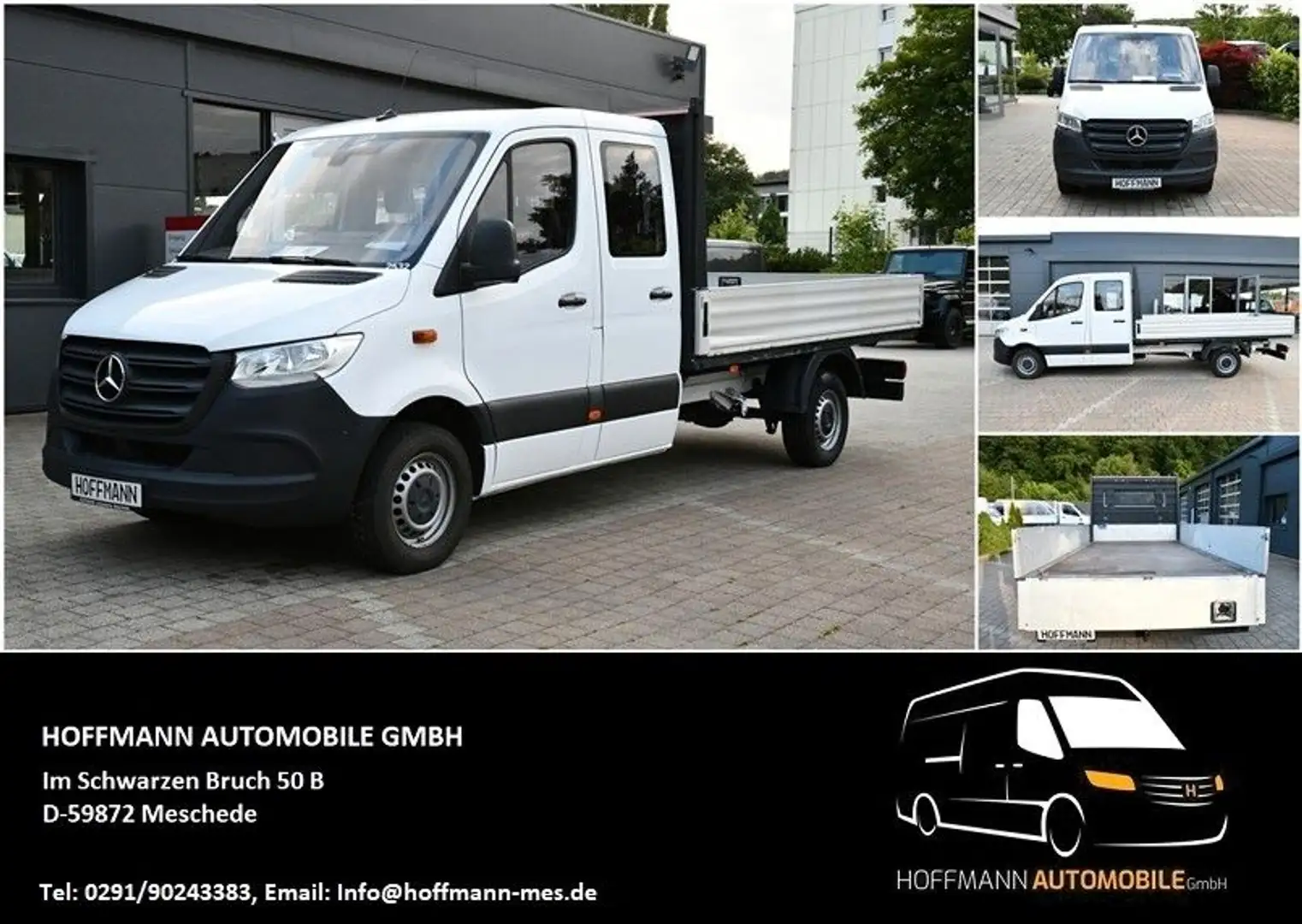 Mercedes-Benz Sprinter 315CDI DOKA Pritsche L3 MAXI AHK 3,5T Weiß - 1