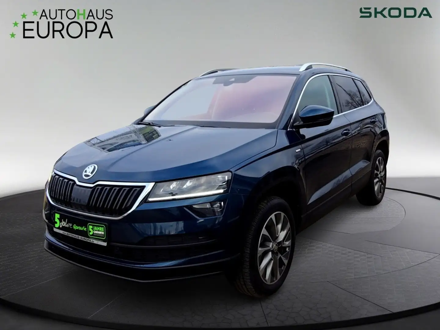 Skoda Karoq 1.5 TSI DSG Clever ACC Kam Navi Virt.Cockpit behei Blau - 1