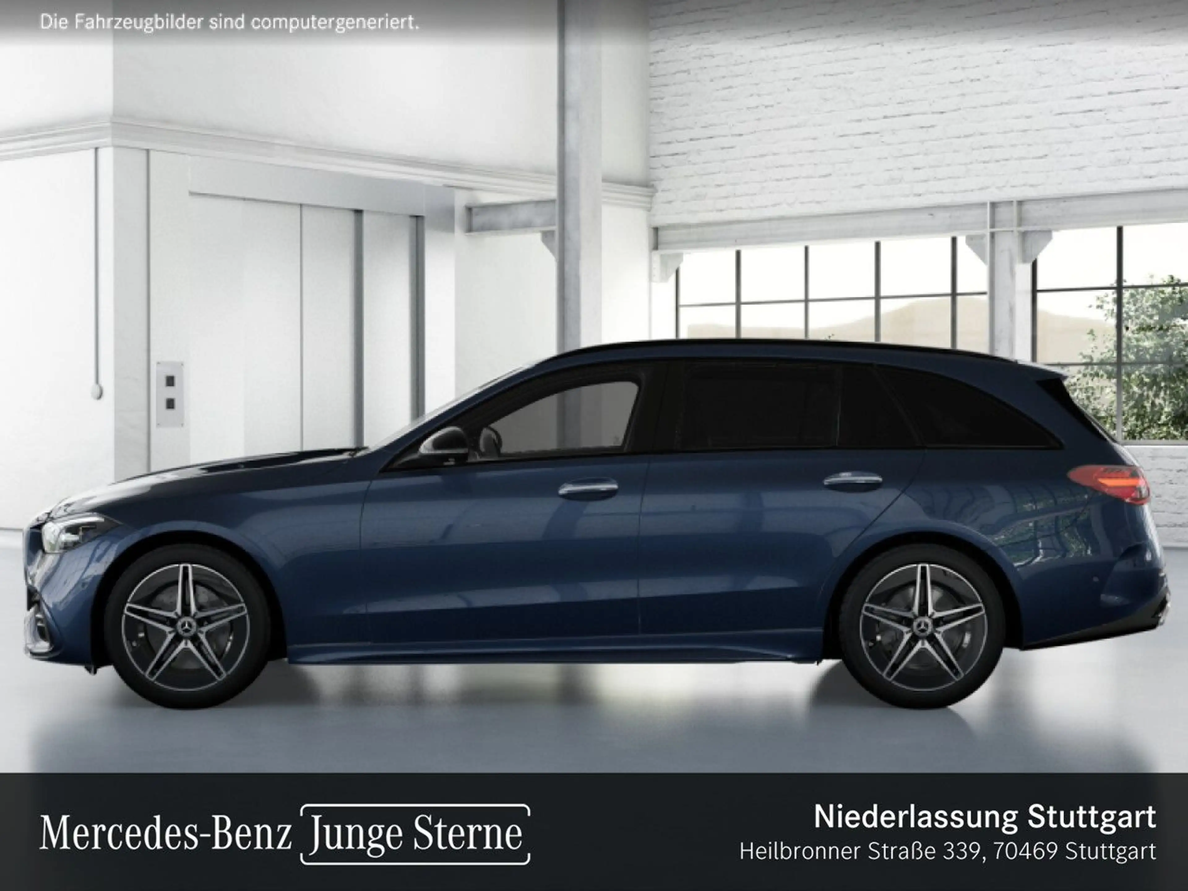 Mercedes-Benz C 180 T AMG+NIGHT+PANO+360+BURMESTER+TOTW+KEYLESS — photo 5