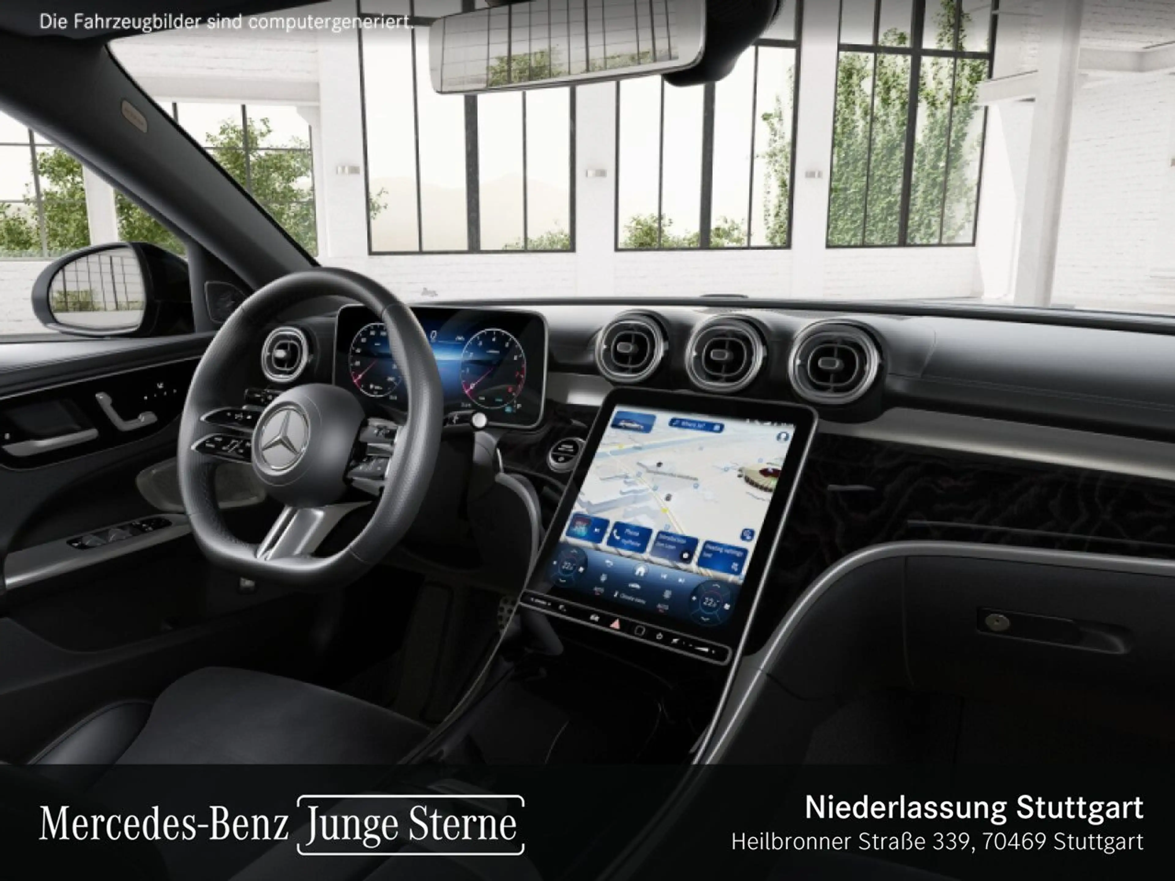 Mercedes-Benz C 180 T AMG+NIGHT+PANO+360+BURMESTER+TOTW+KEYLESS — photo 10