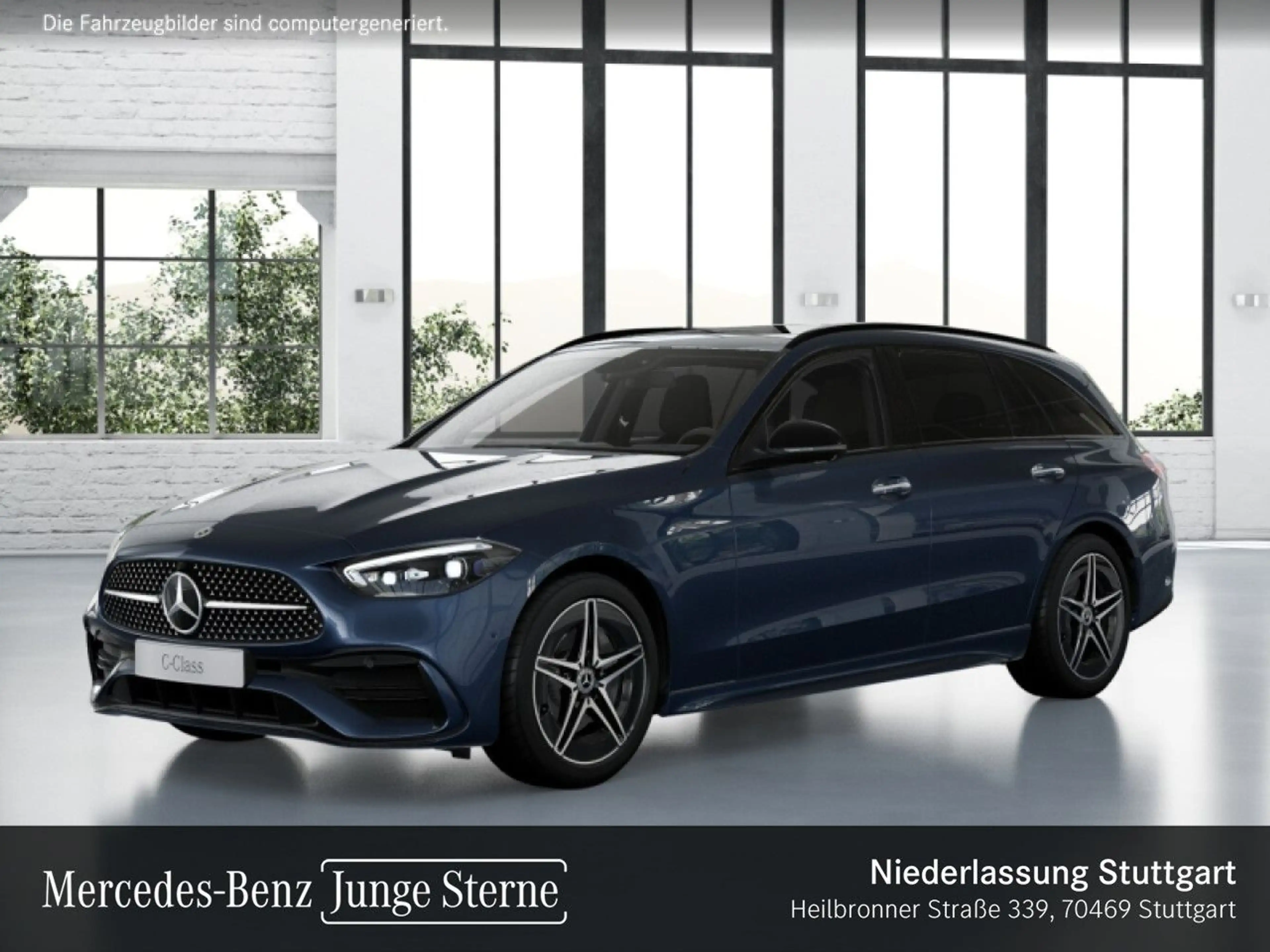 Mercedes-Benz C 180 T AMG+NIGHT+PANO+360+BURMESTER+TOTW+KEYLESS — photo 13