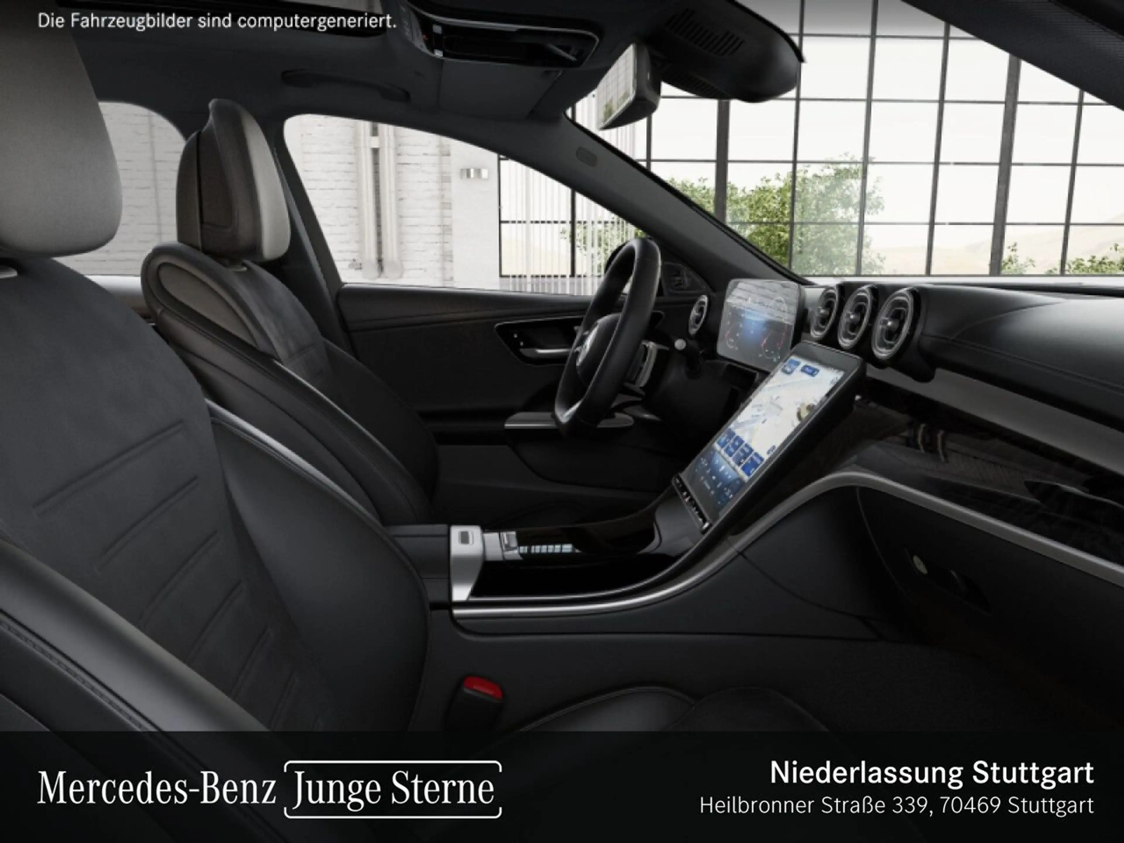 Mercedes-Benz C 180 T AMG+NIGHT+PANO+360+BURMESTER+TOTW+KEYLESS — photo 11