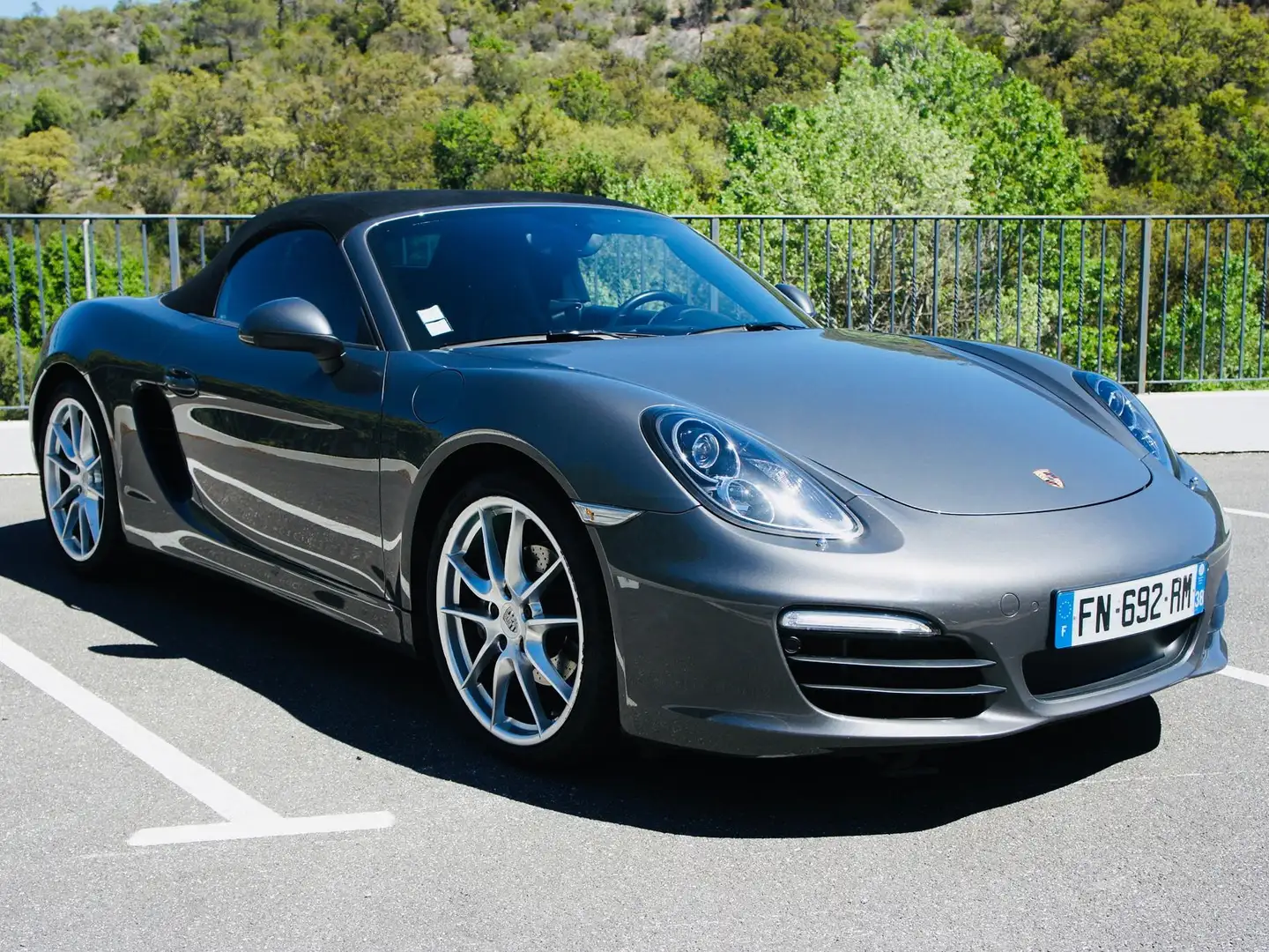 Porsche Boxster III (981) 2.7 265V PDK Gris - 1