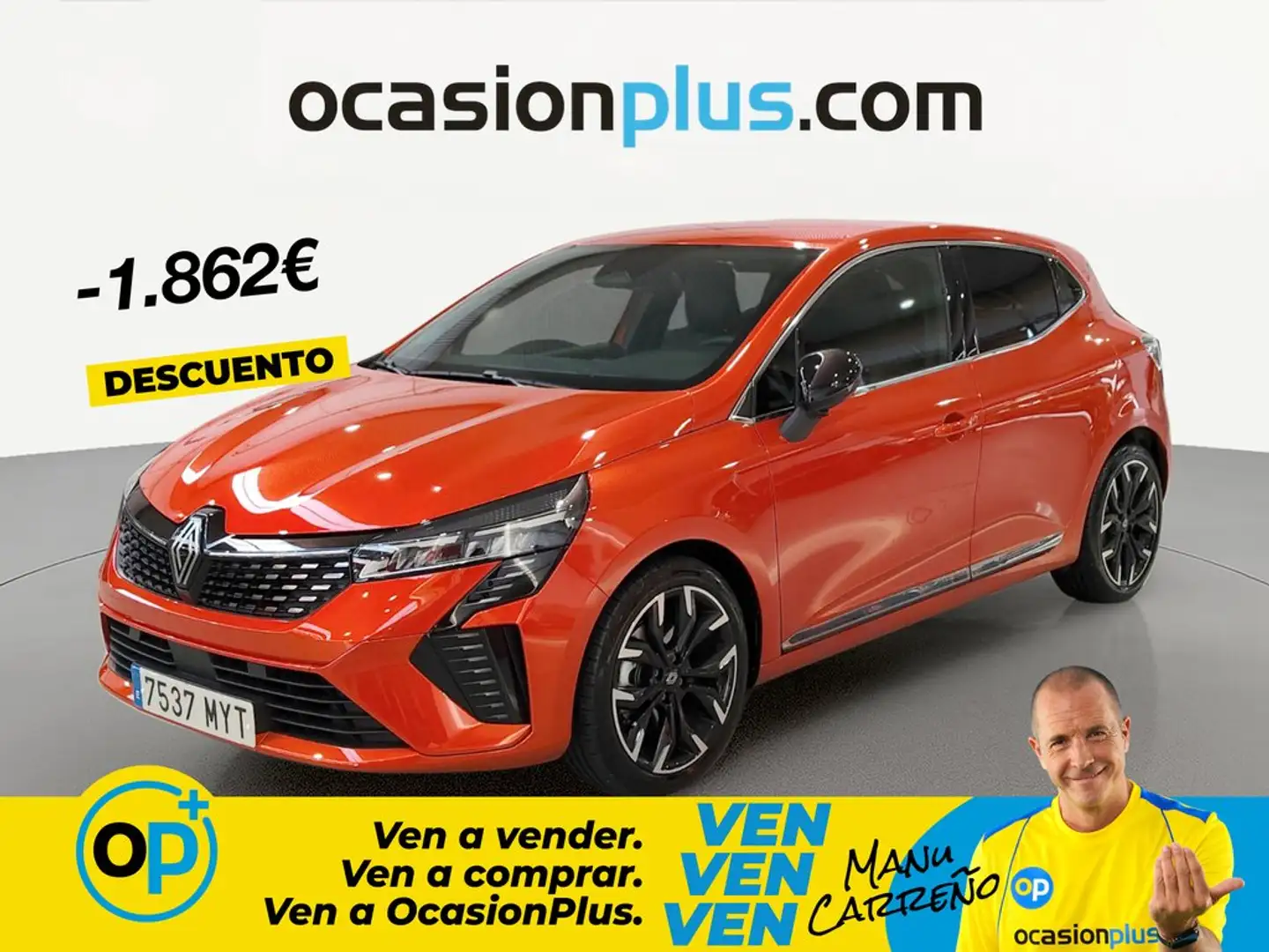Renault Clio E-TECH Full Hybrid Techno 105kW Naranja - 1