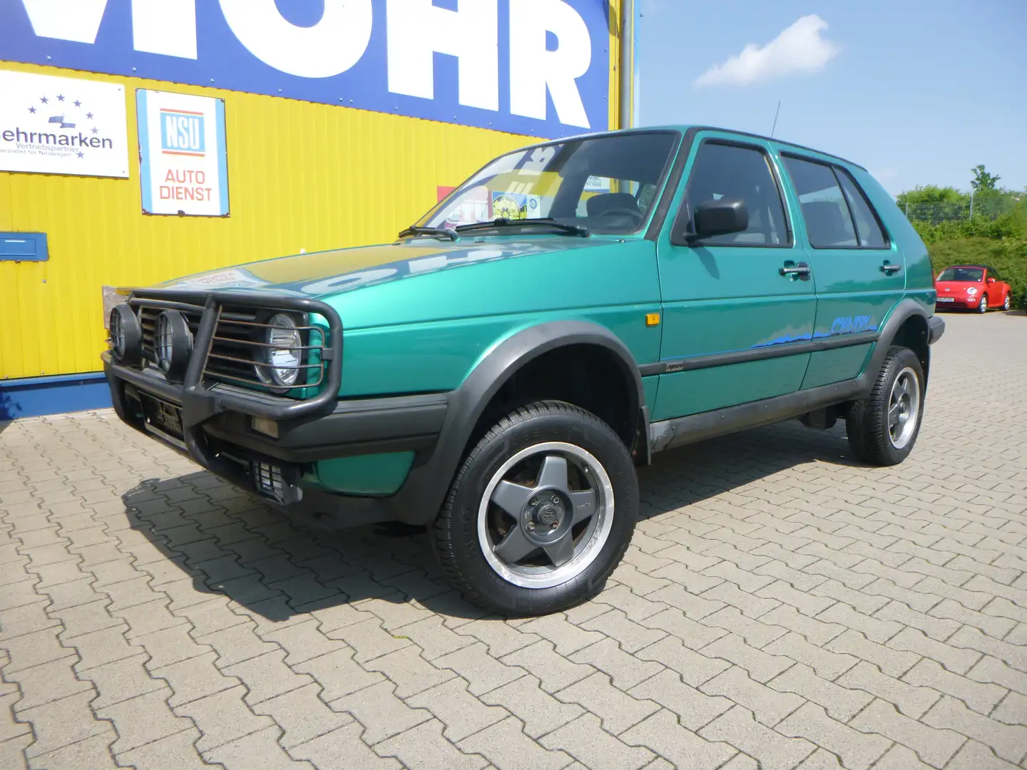 Volkswagen Golf Syncro Country; AHK; sauberes Auto; Original Zust. Grün - 1