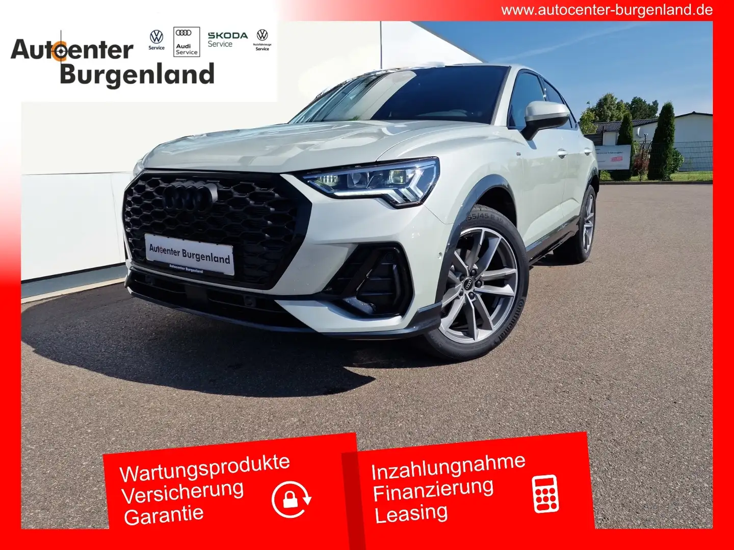 Audi Q3 Sportback 35 TFSI S-line AHK+RÜCKFAHRKAMERA+TEMPO Plateado - 1