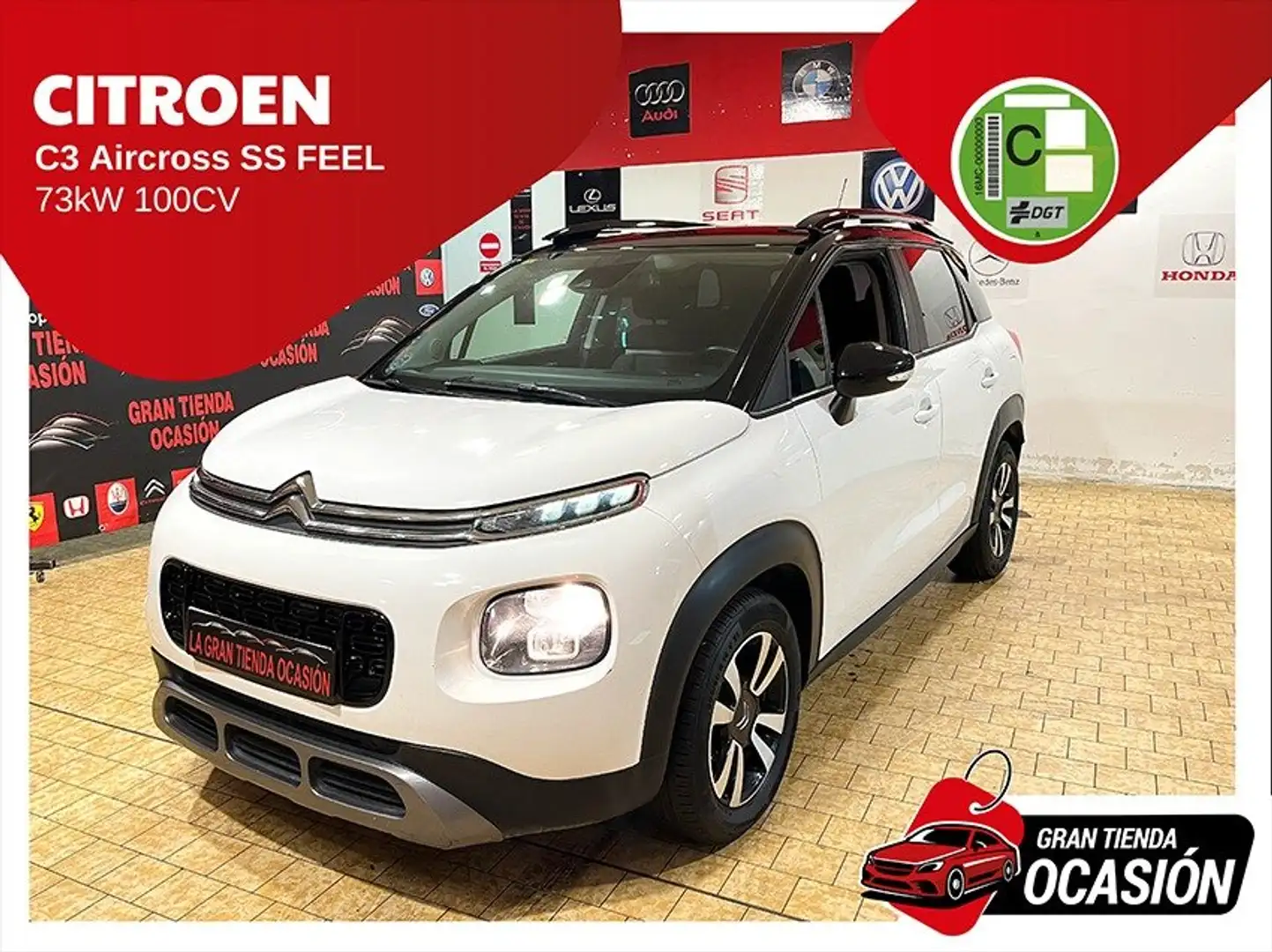 Citroen C3 Aircross BlueHDi S&S Feel 100 Blanco - 1