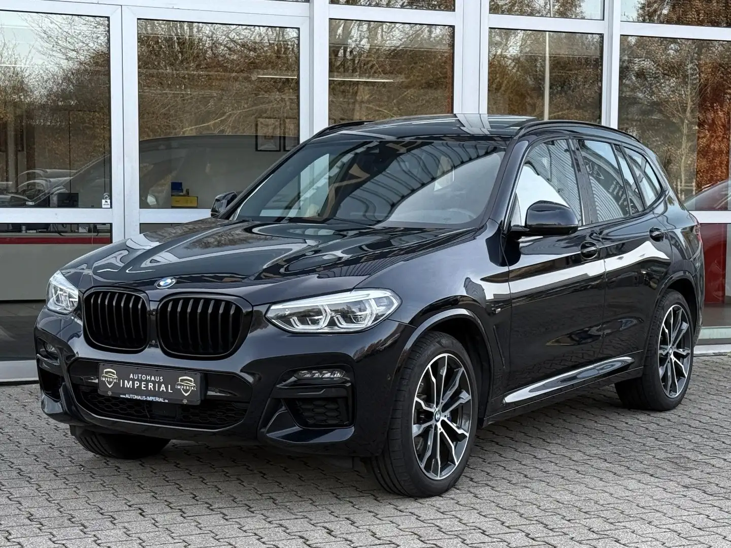 BMW X3 M d LEDER+PANO+STNDH+HUD+ACC+360+ALED+H&K+20 Noir - 1