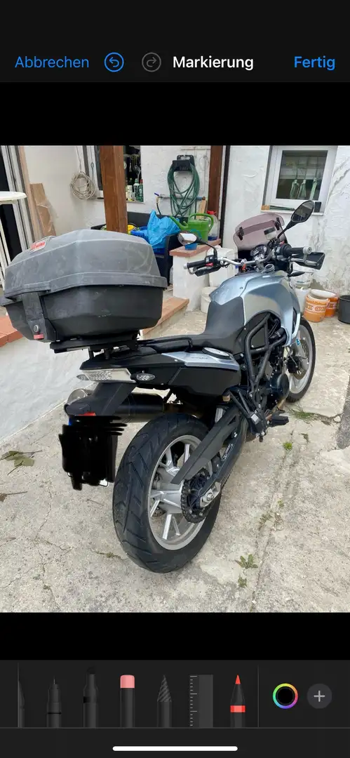 BMW F 650 GS Twin Modrá - 2