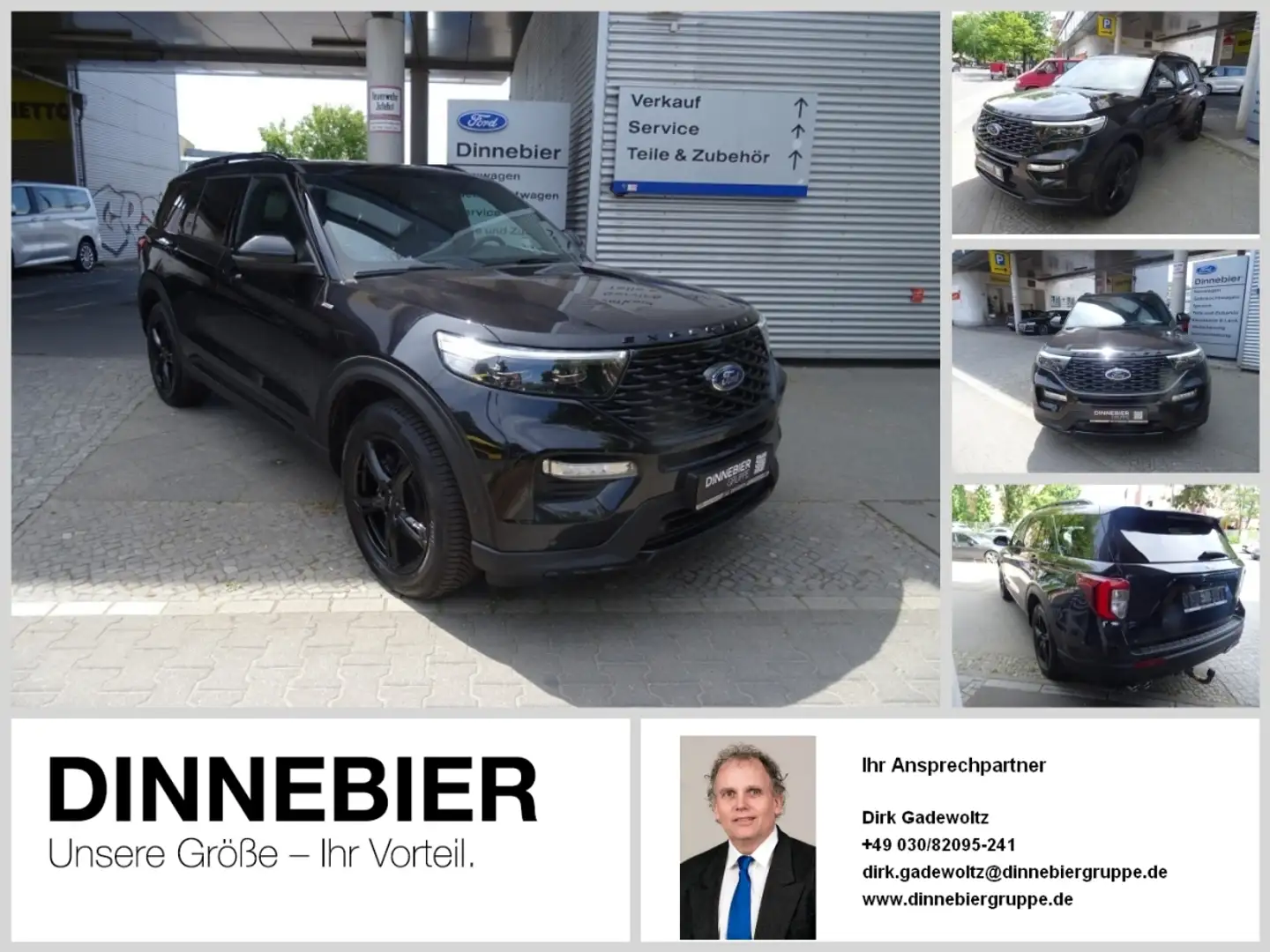 Ford Explorer ST-LINE*AWD*AUTOMATIK*PANORAMA*NAVI*LED*MEMORY*AZV Schwarz - 1