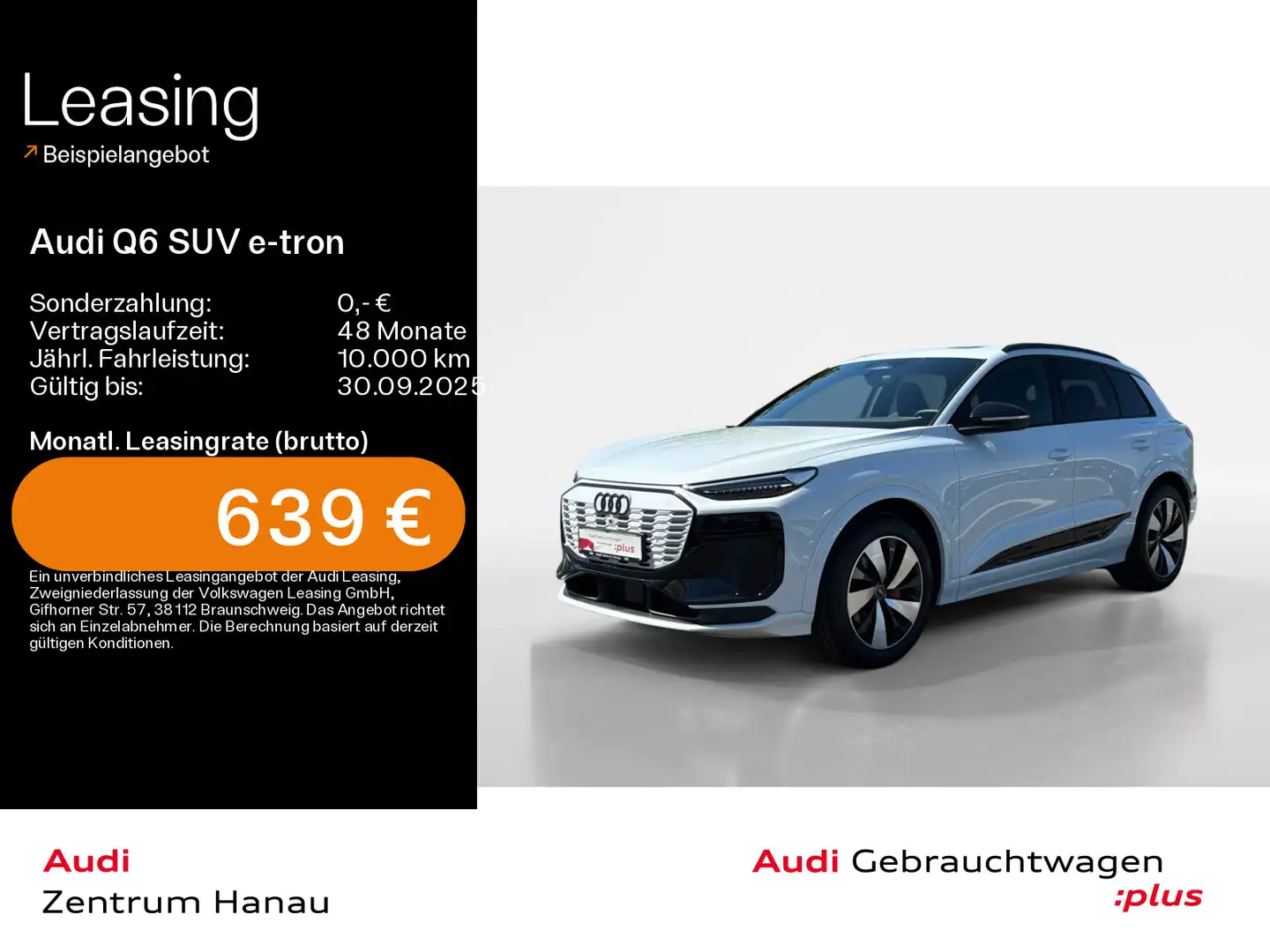 Audi Q6 Q6 e-tron 55 quattro S-LINE*B&O*NAVI*MATRIX*PANO Wit - 1
