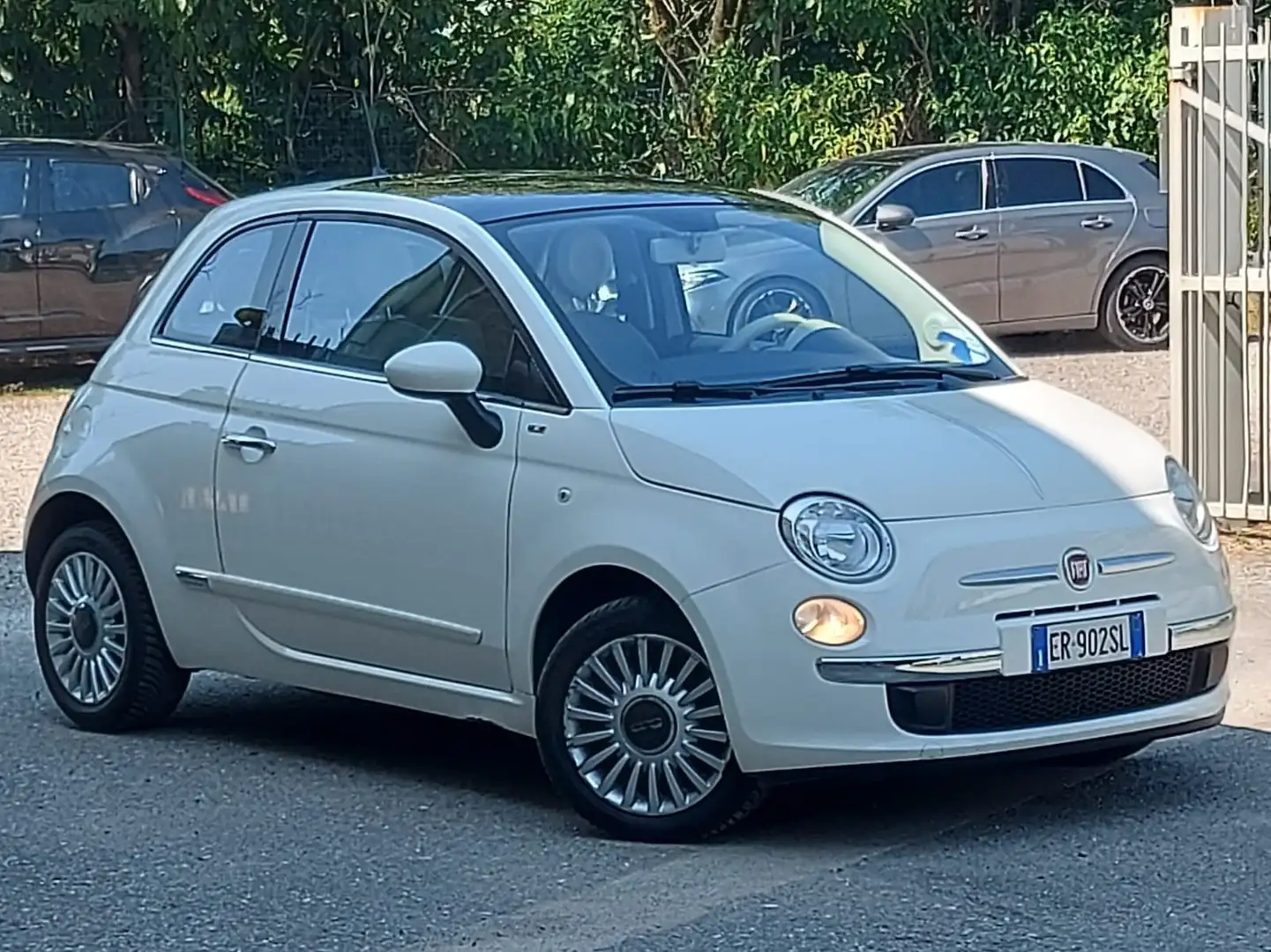 Fiat 500 Benzina 1.2 Lounge 69cv Белый - 2