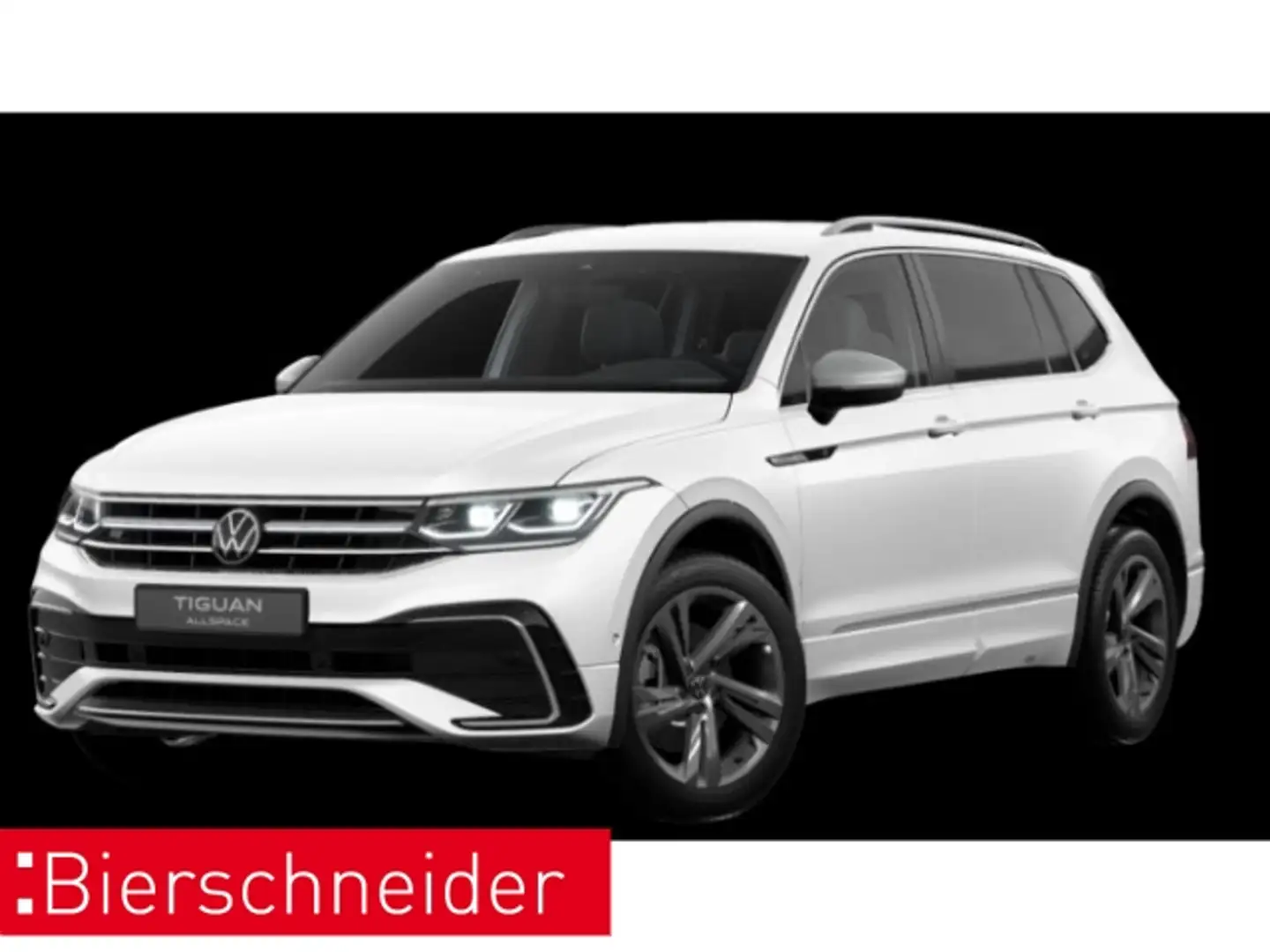 Volkswagen Tiguan Allspace 2.0 TSI DSG 4Mo. R-Line 7-S. AHK KAMERA NAVI ACC Weiß - 1
