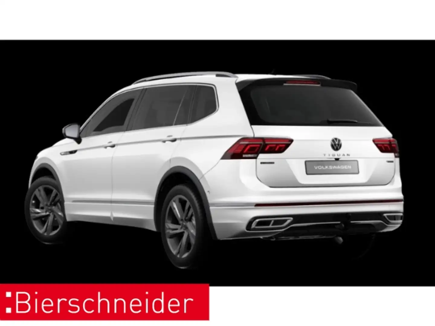Volkswagen Tiguan Allspace 2.0 TSI DSG 4Mo. R-Line 7-S. AHK KAMERA NAVI ACC Weiß - 2