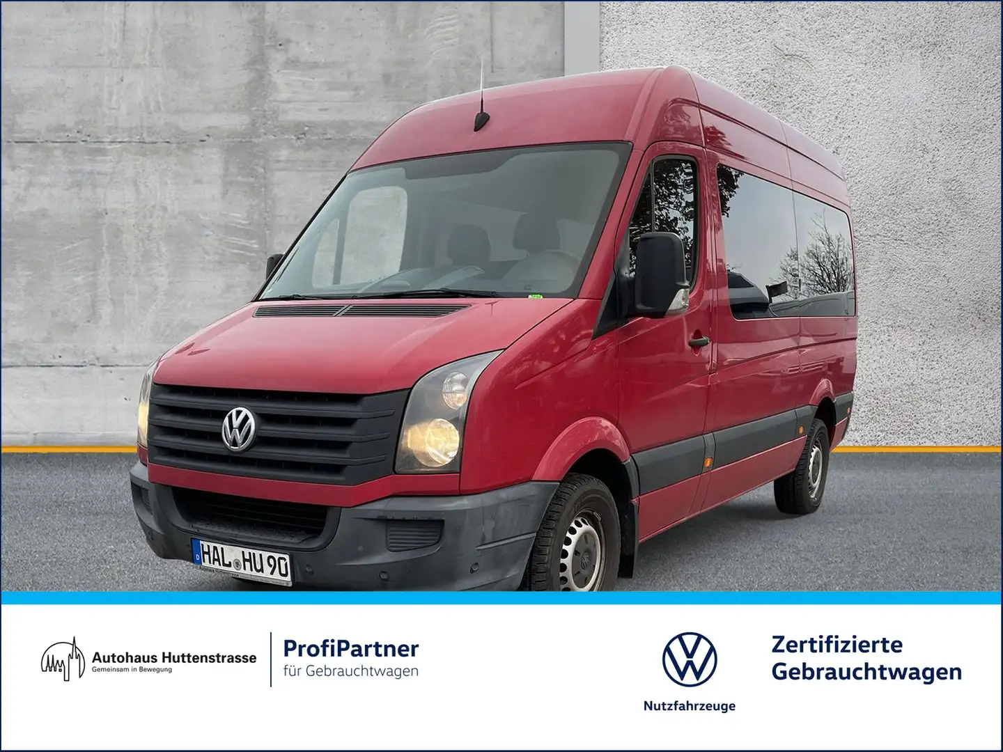 Volkswagen Crafter 35 Kombi 2.0 TDI STANDHZG PDC KLIMA Rot - 1