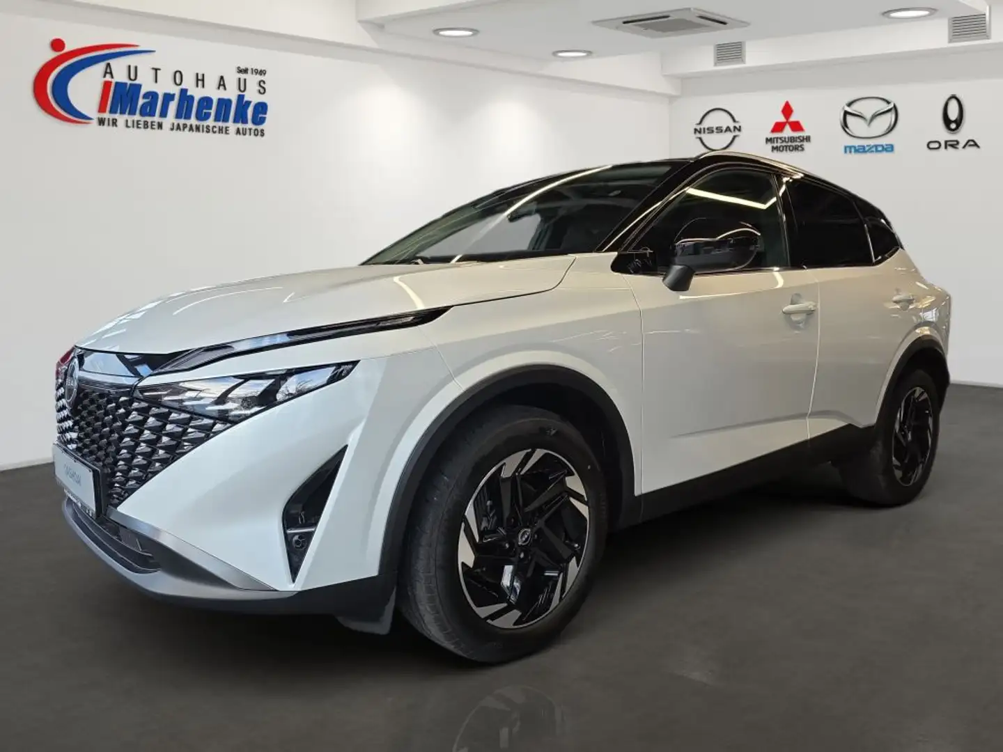 Nissan Qashqai 1.3 DIG-T MHEV Xtronic N-Connecta Weiß - 1