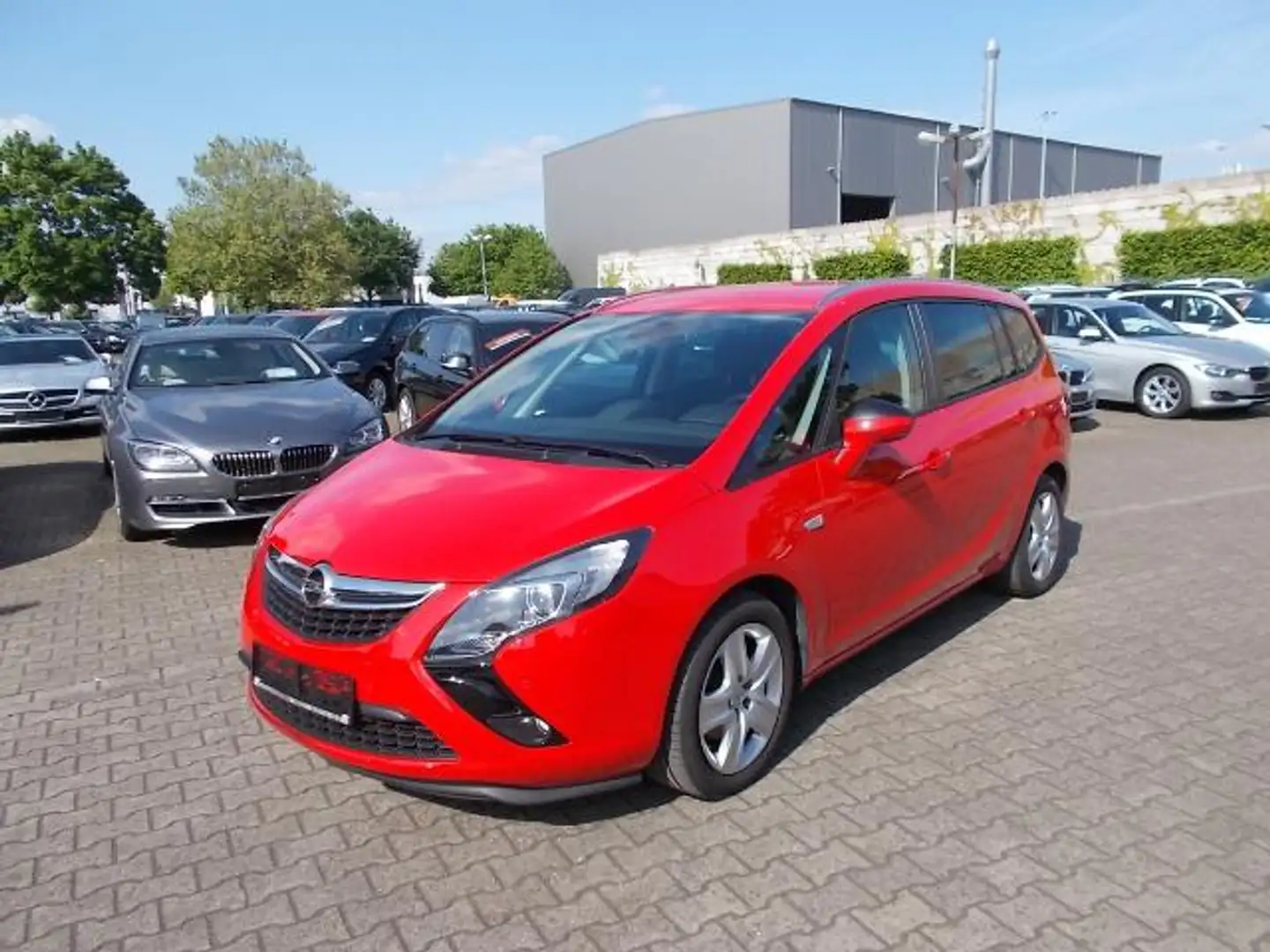 Opel Zafira Tourer Edition 1.6 CDTi Navi AHK SHZ, zus. WR Czerwony - 1