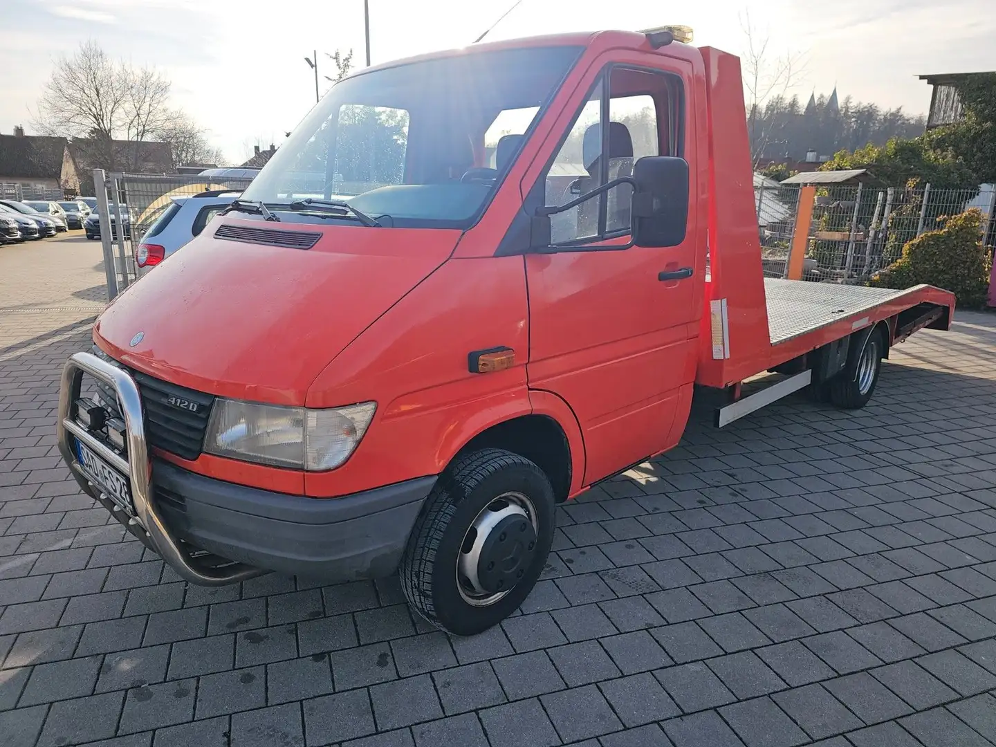 Mercedes-Benz 412 CDI Auto Transporter / TOP/ Tüv neu Orange - 1