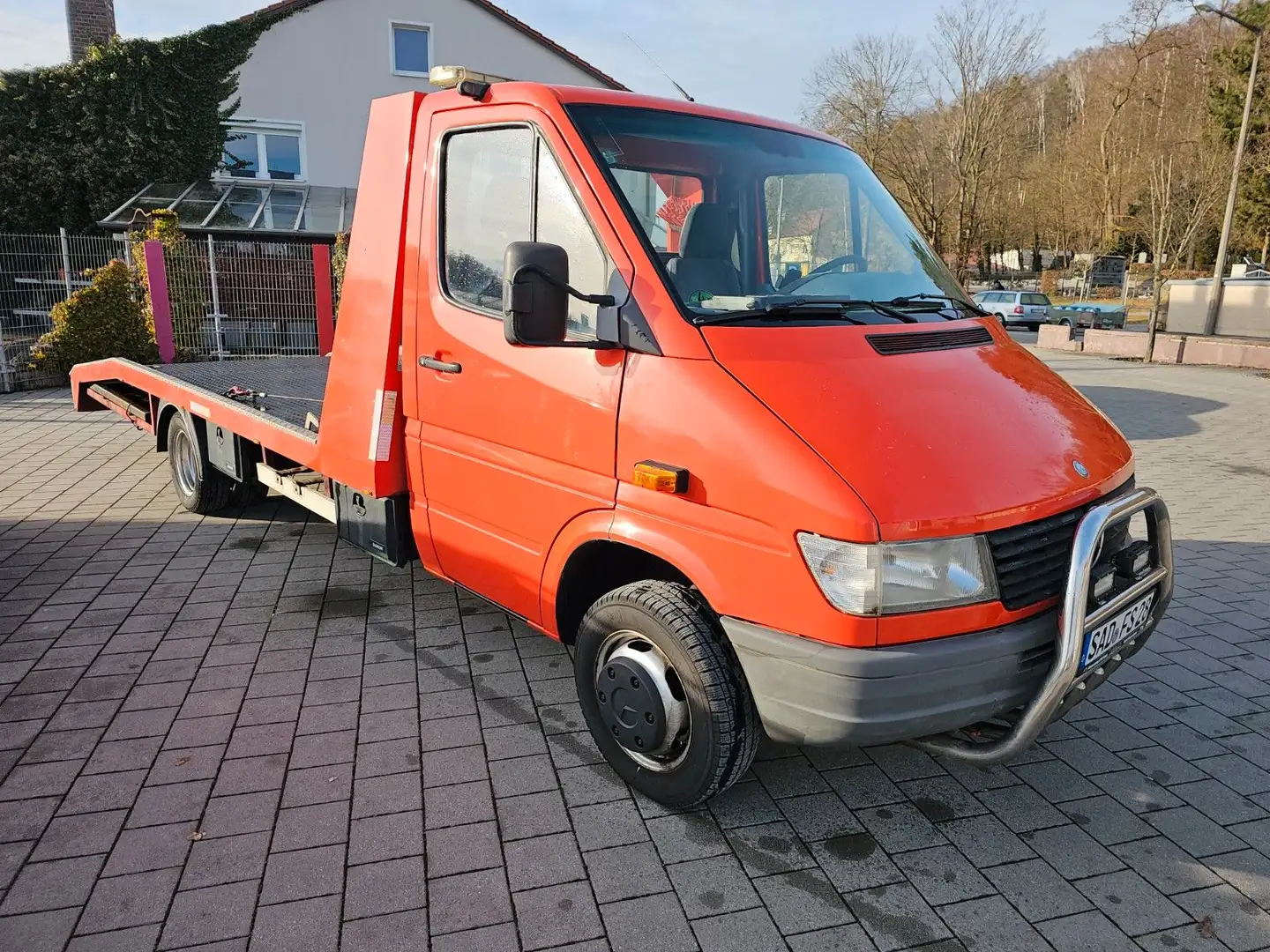 Mercedes-Benz 412 CDI Auto Transporter / TOP/ Tüv neu Orange - 2