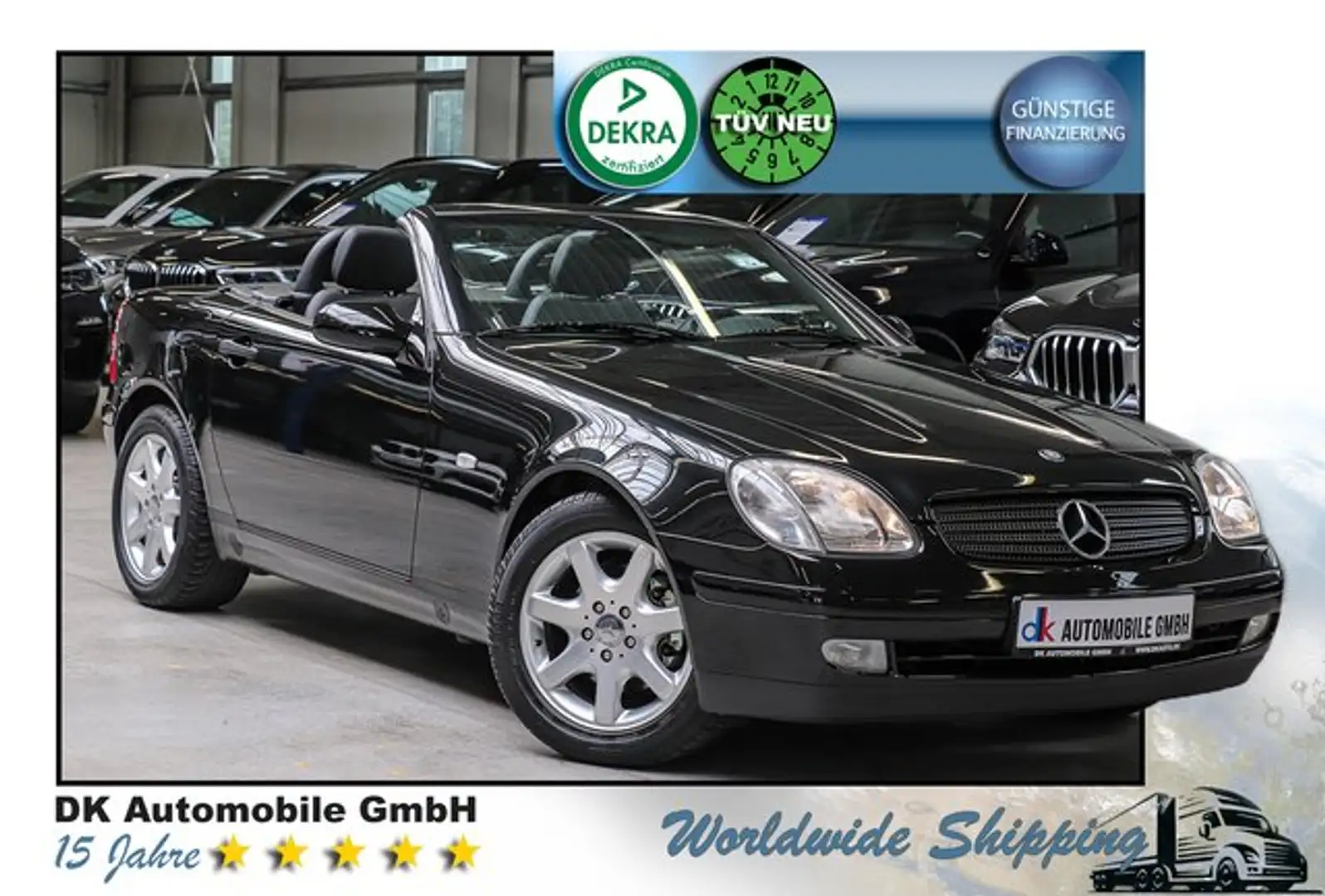 Mercedes-Benz SLK 200 /NEUWERTIGER ZUSTAND/1HAND/ORIGINAL LACK Schwarz - 1