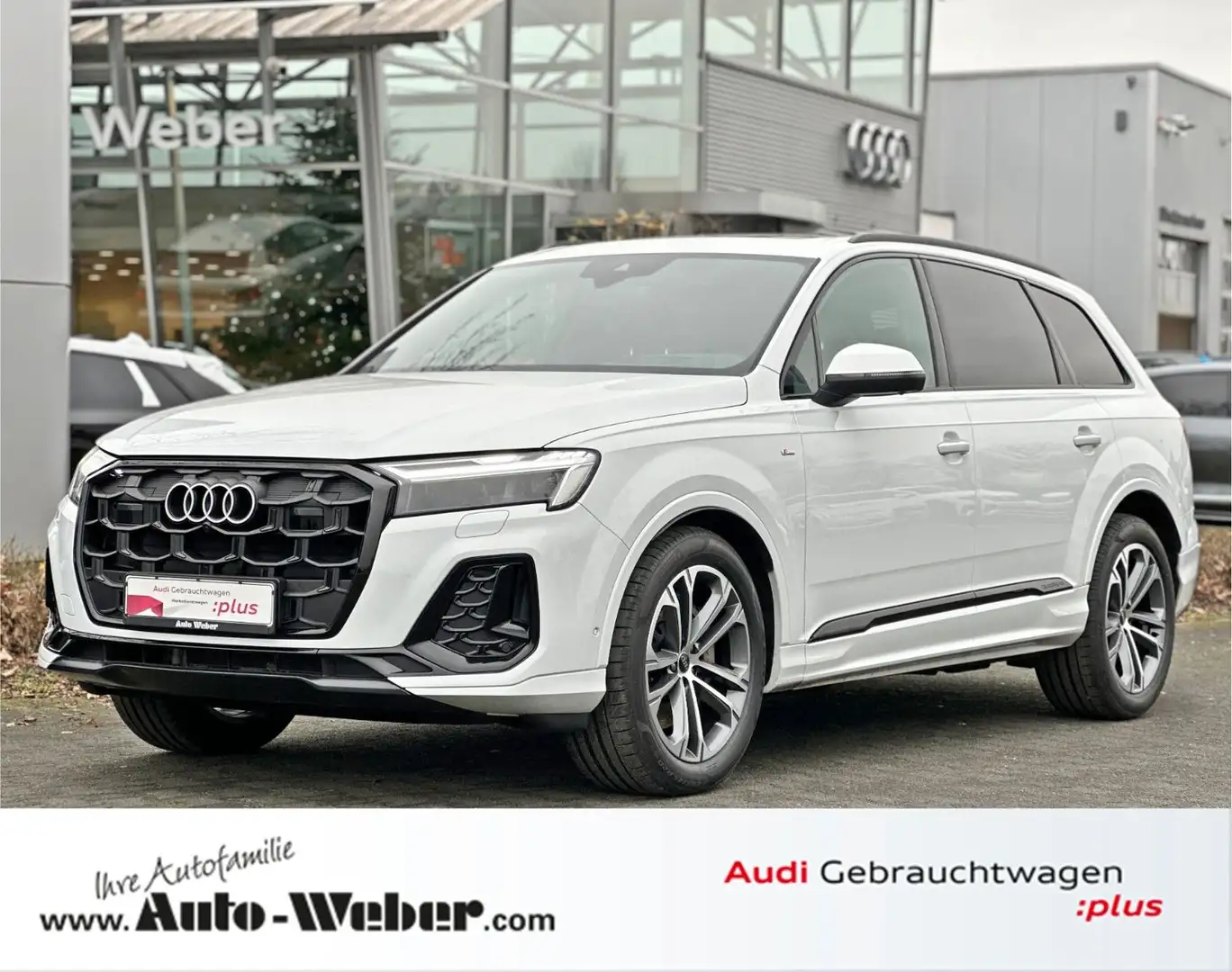 Audi Q7 50TDI qu S LINE 7-SITZER PANO AHK HuD 360° VC Weiß - 1