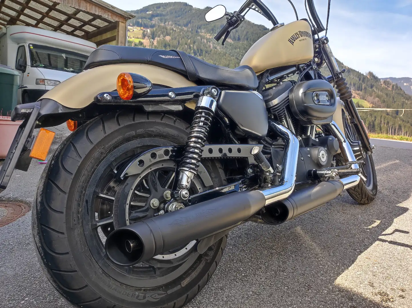 Harley-Davidson Iron 883 XL883N Beżowy - 1