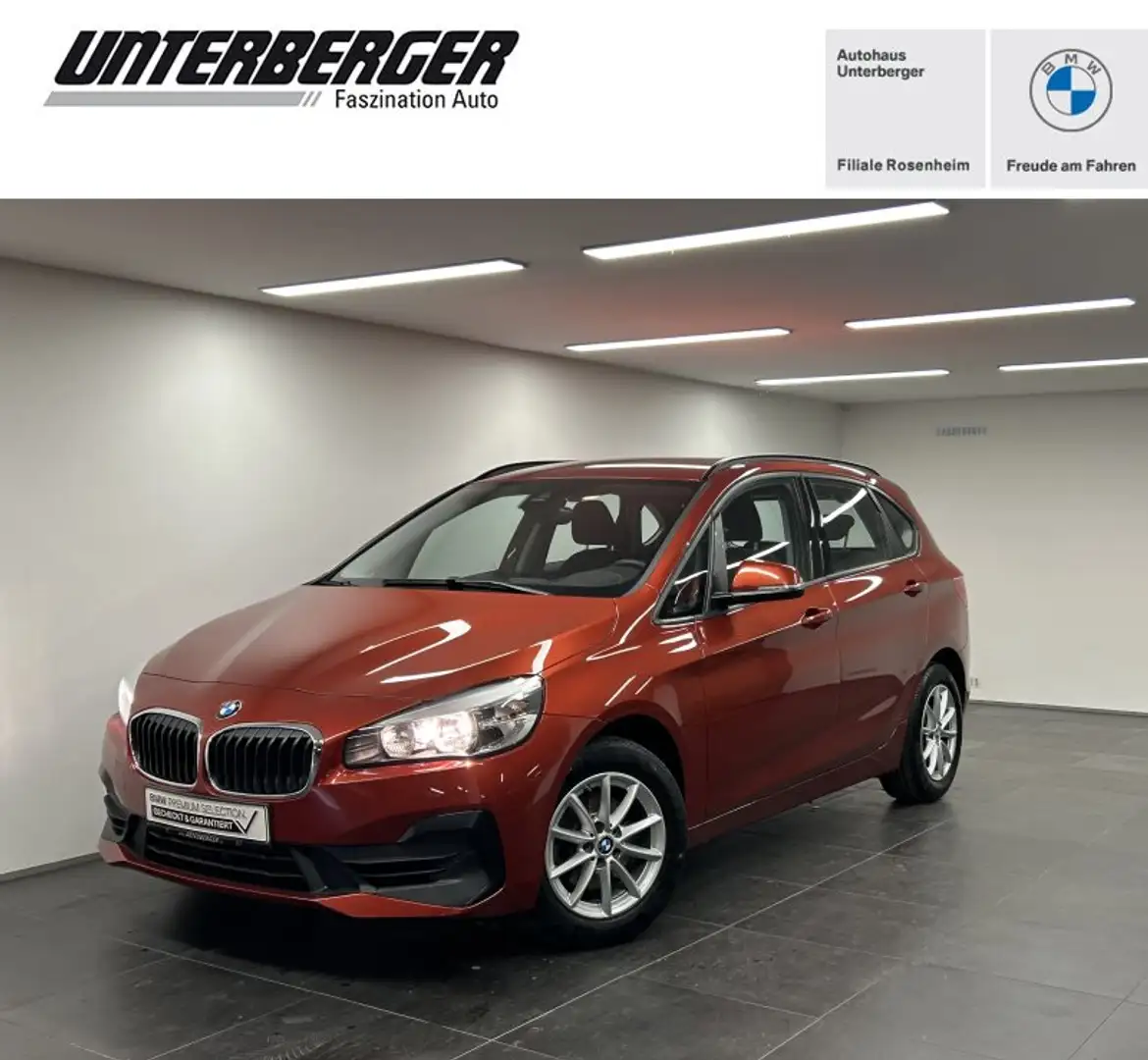 BMW 218 i Active Tourer Advantage PDC Navi Shz Klimaaut. Orange - 1