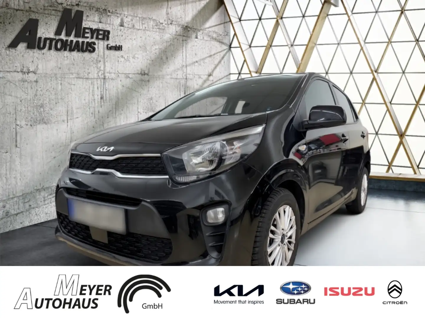 Kia Picanto 1.2Edition 7  Drive-Assist-Paket+Radio-Klima-Paket Schwarz - 1