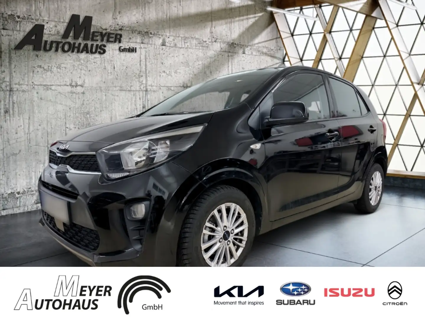Kia Picanto 1.2Edition 7  Drive-Assist-Paket+Radio-Klima-Paket Schwarz - 2