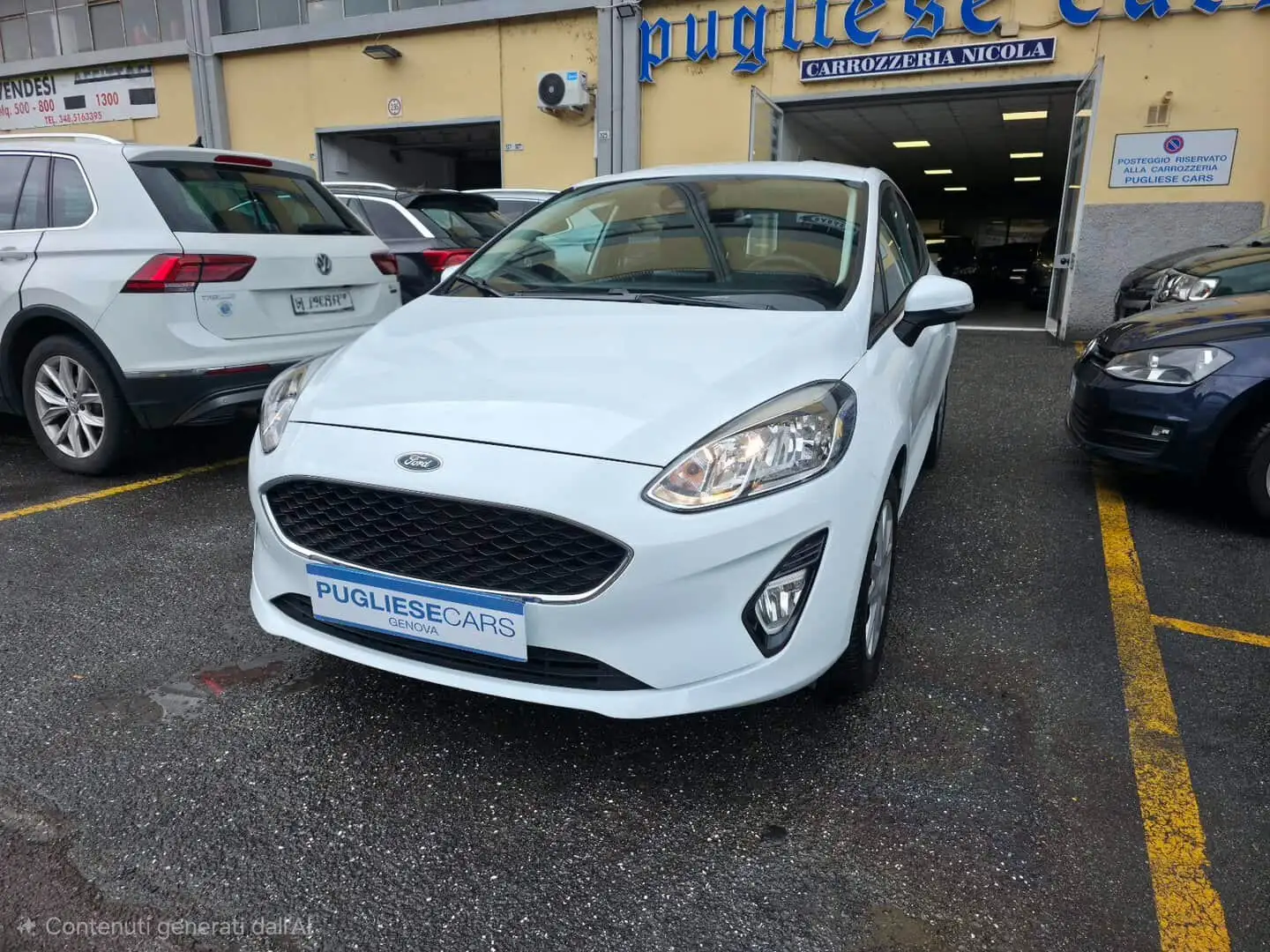 Ford Fiesta 5p 1.1 Plus 85cv my 19.5 OK PER NEOPATENTATI Bianco - 1
