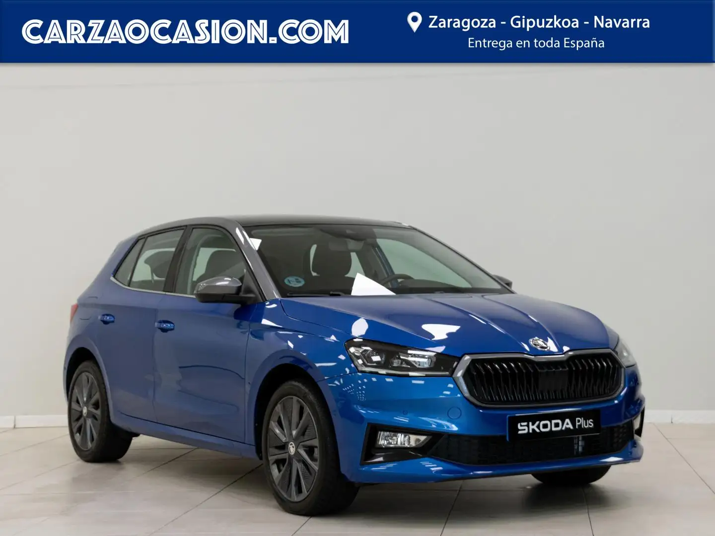 Skoda Fabia 1.5 TSI Design DSG 110kW Blauw - 1