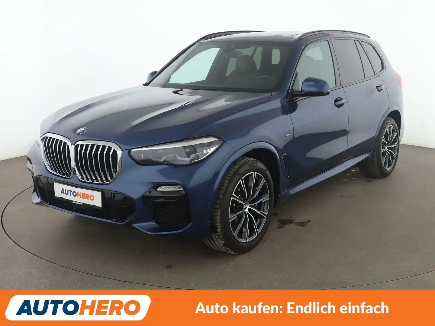 BMW X5 xDrive 30d M Sport Aut.*NAVI*LED*ACC*AHK*360° Bleu - 1