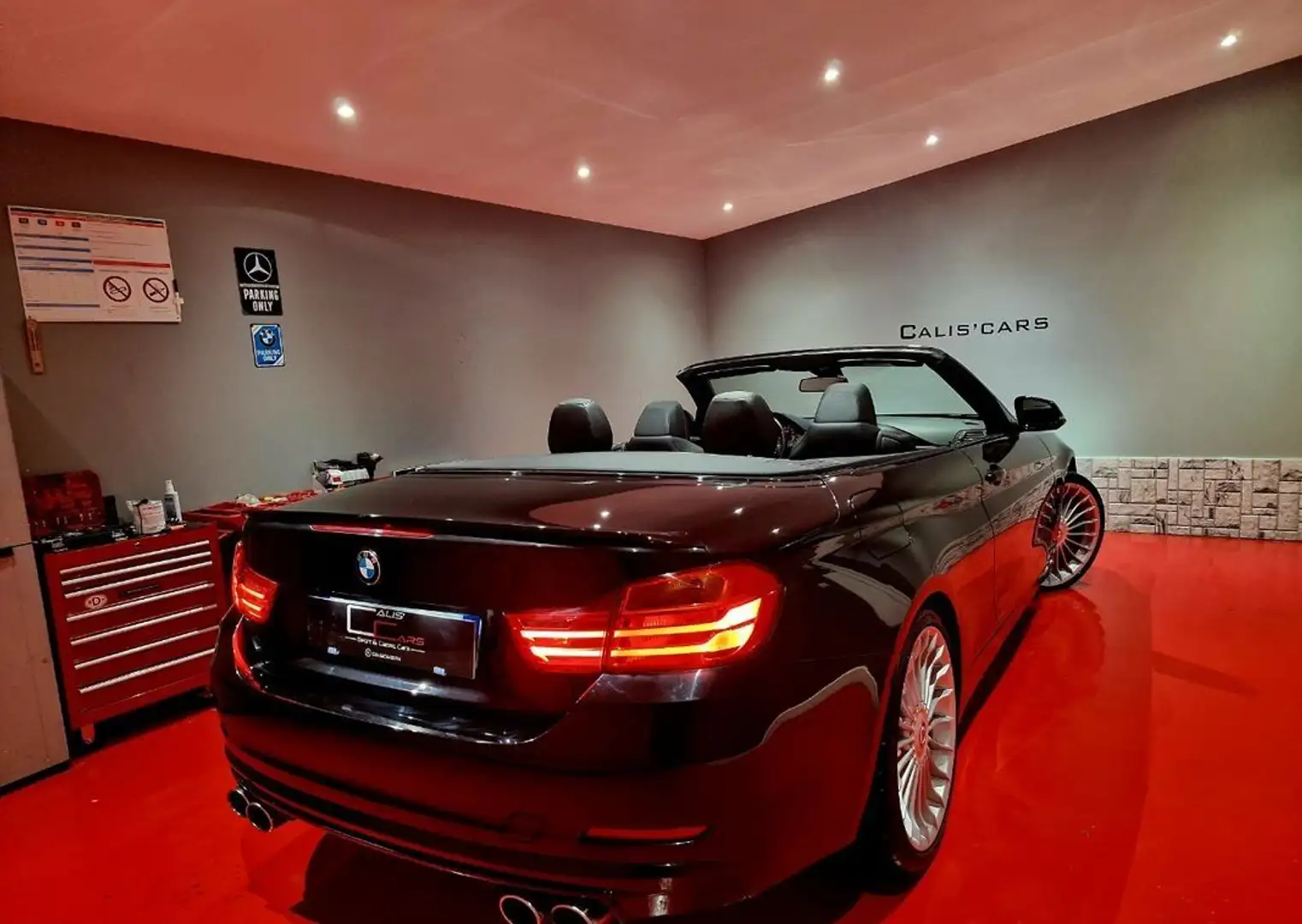 Alpina B4 Cabriolet 3.0 410 CH BI-TURBO INDIVIDUAL Switch-Tronic BVA8 État EXCEPTIONNEL Schwarz - 2