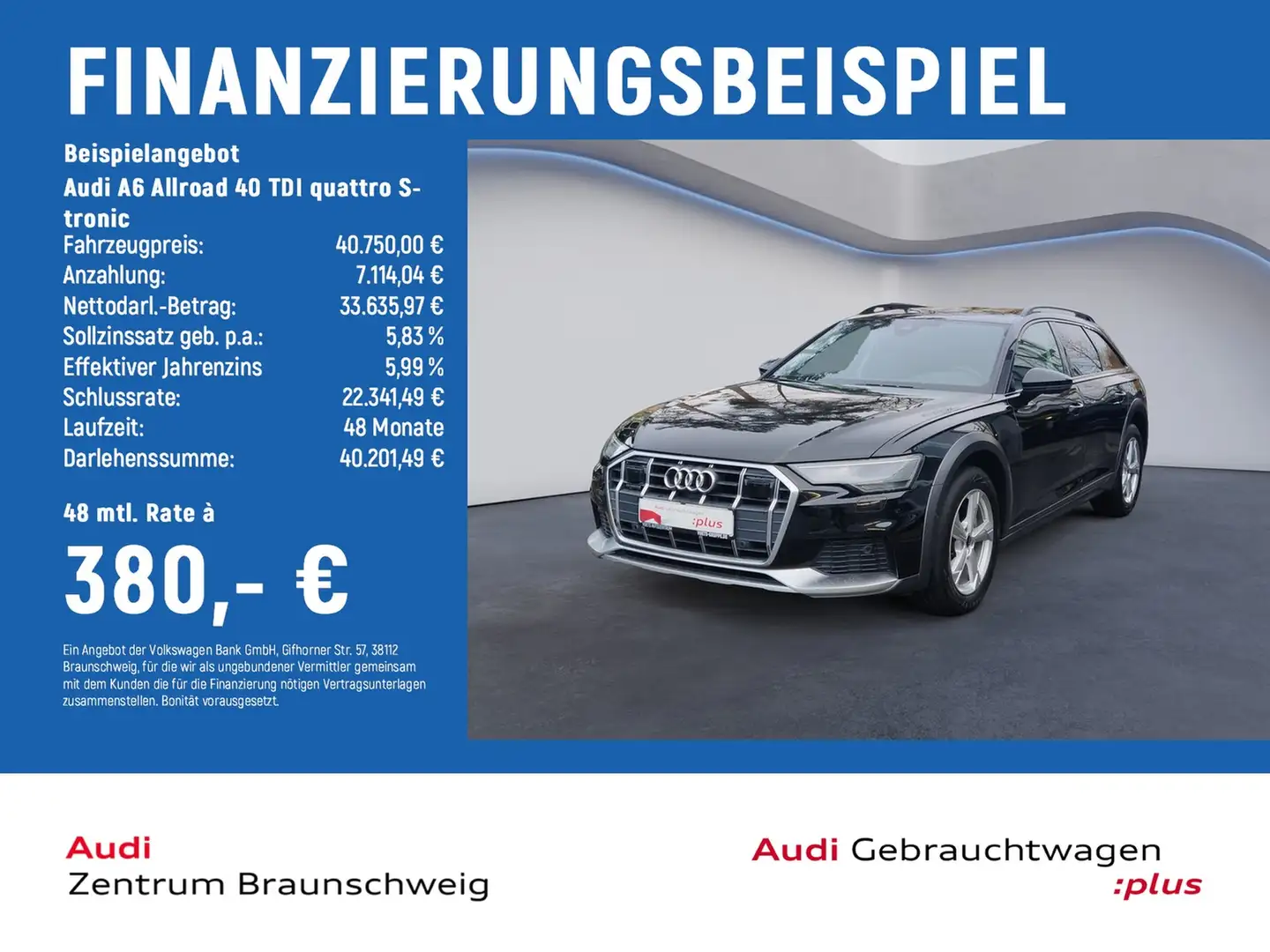 Audi A6 allroad 40 TDI quattro S-tronic LED+PDC+AHK Noir - 2