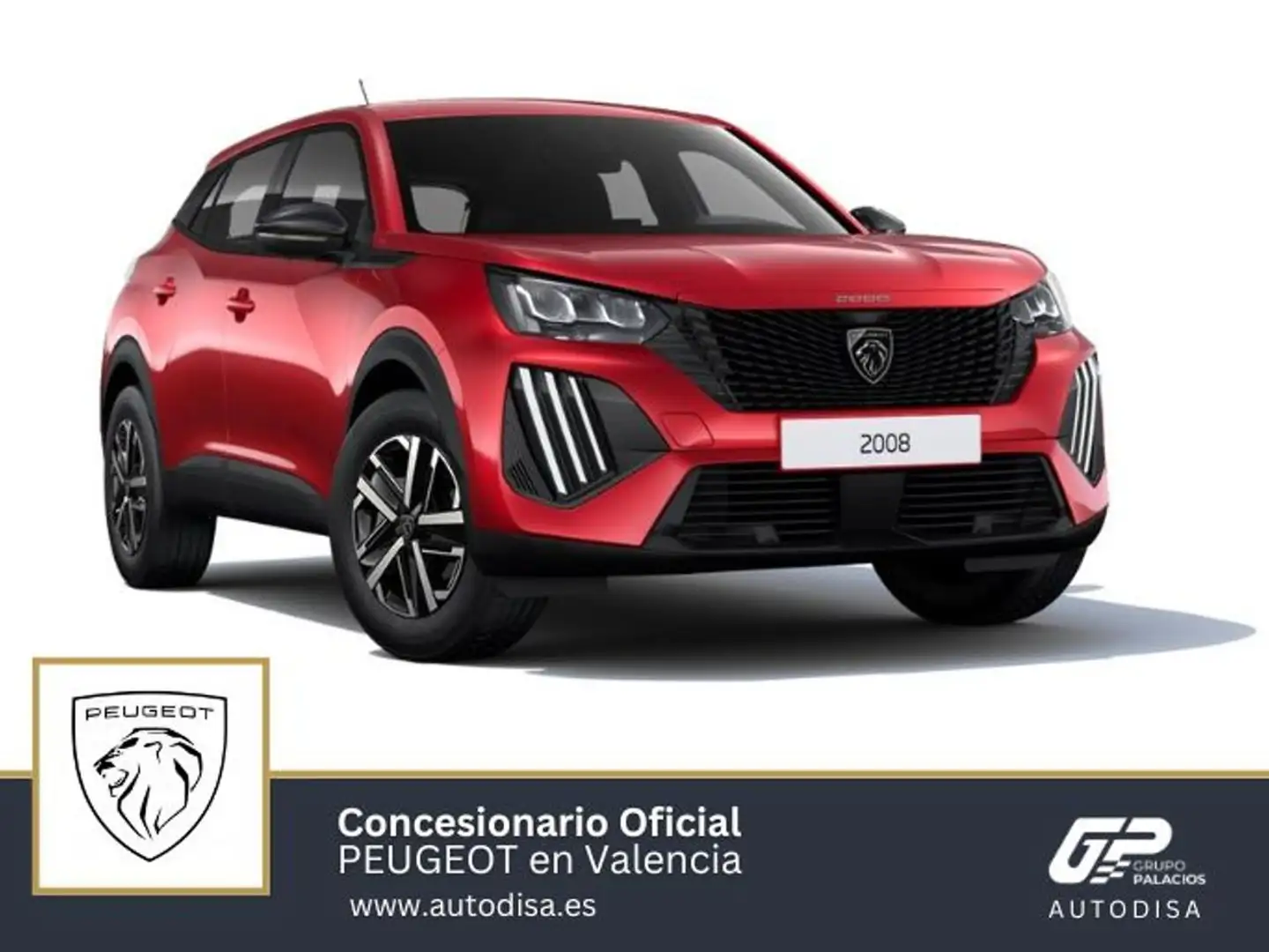 Peugeot 2008 1.2 PureTech S&S Active 100 Rojo - 1