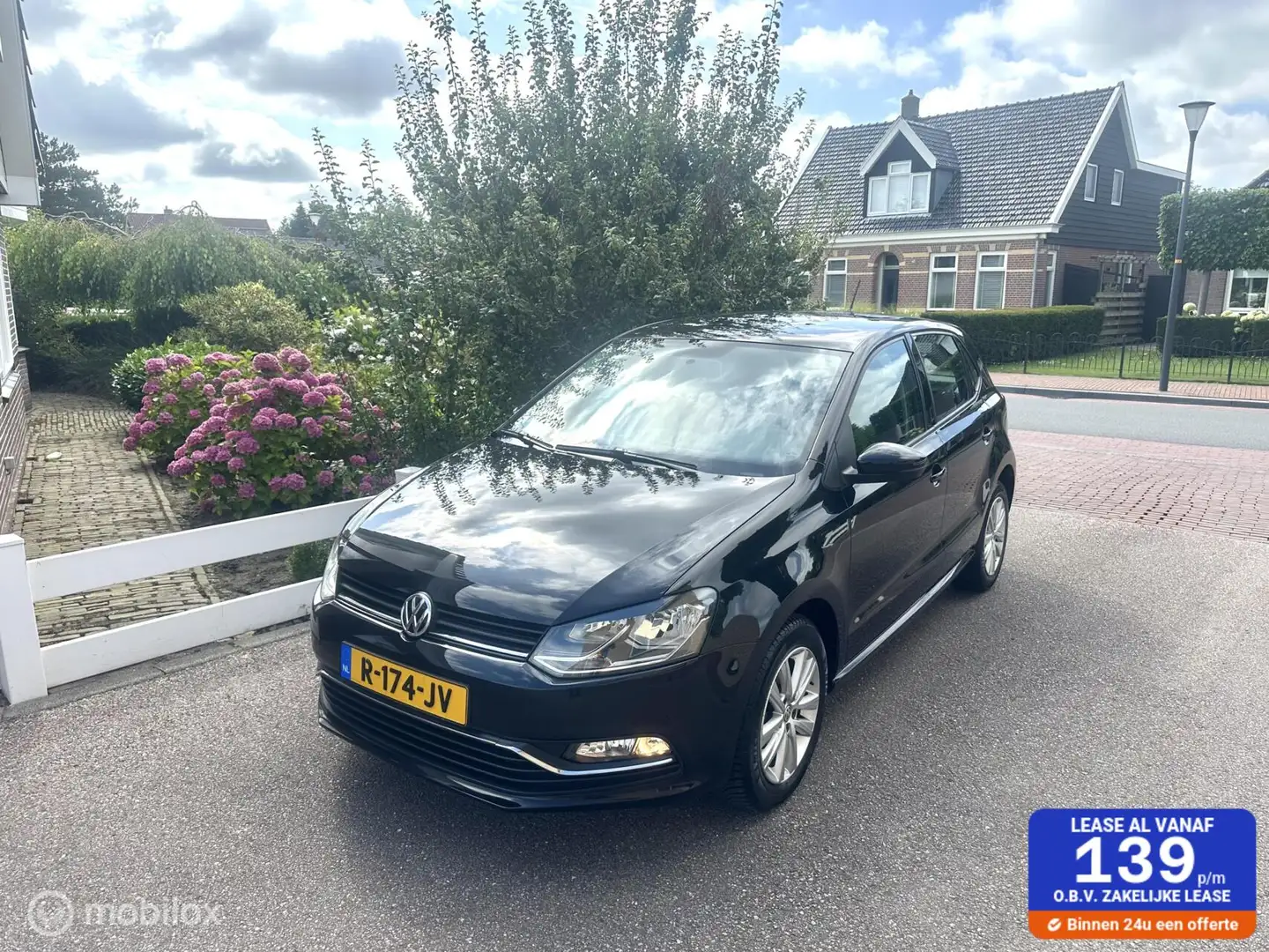Volkswagen Polo 1.2 TSI 90PK COMFORTLINE AIRCO BLUETOOTH CRUISE CO Negro - 1
