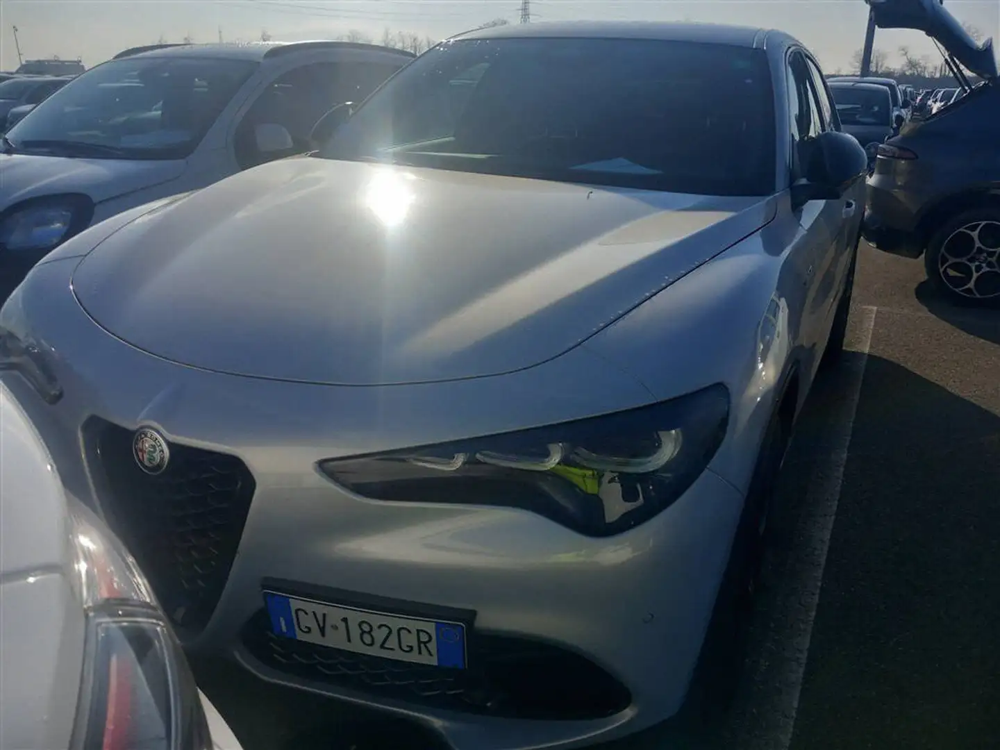 Alfa Romeo Stelvio Stelvio 2.2 Turbodiesel 210 CV AT8 Q4 Veloce Gris - 1