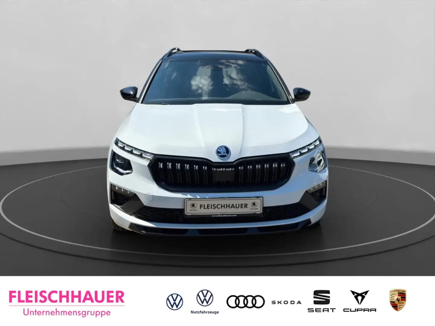 Skoda Kamiq Monte Carlo 1,5 TSI AHK-klappbar Panorama Navi Dig Weiß - 2