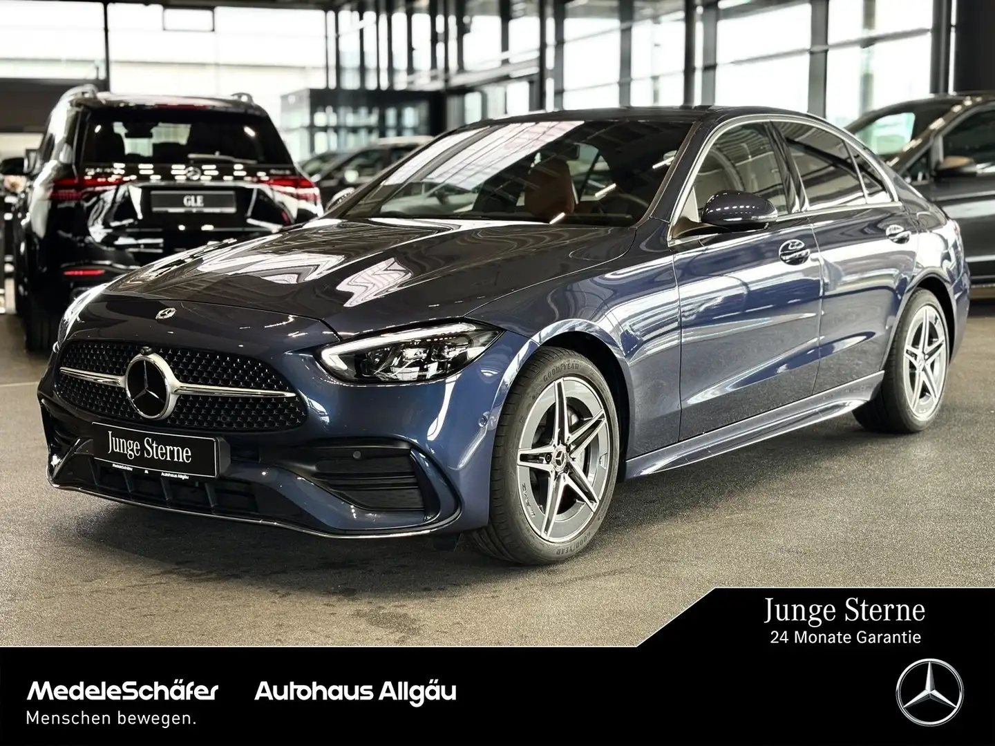 Mercedes-Benz C 300 C 300 de AMG Distronic AHK LEDER 360° LED NP79,5 Azul - 1
