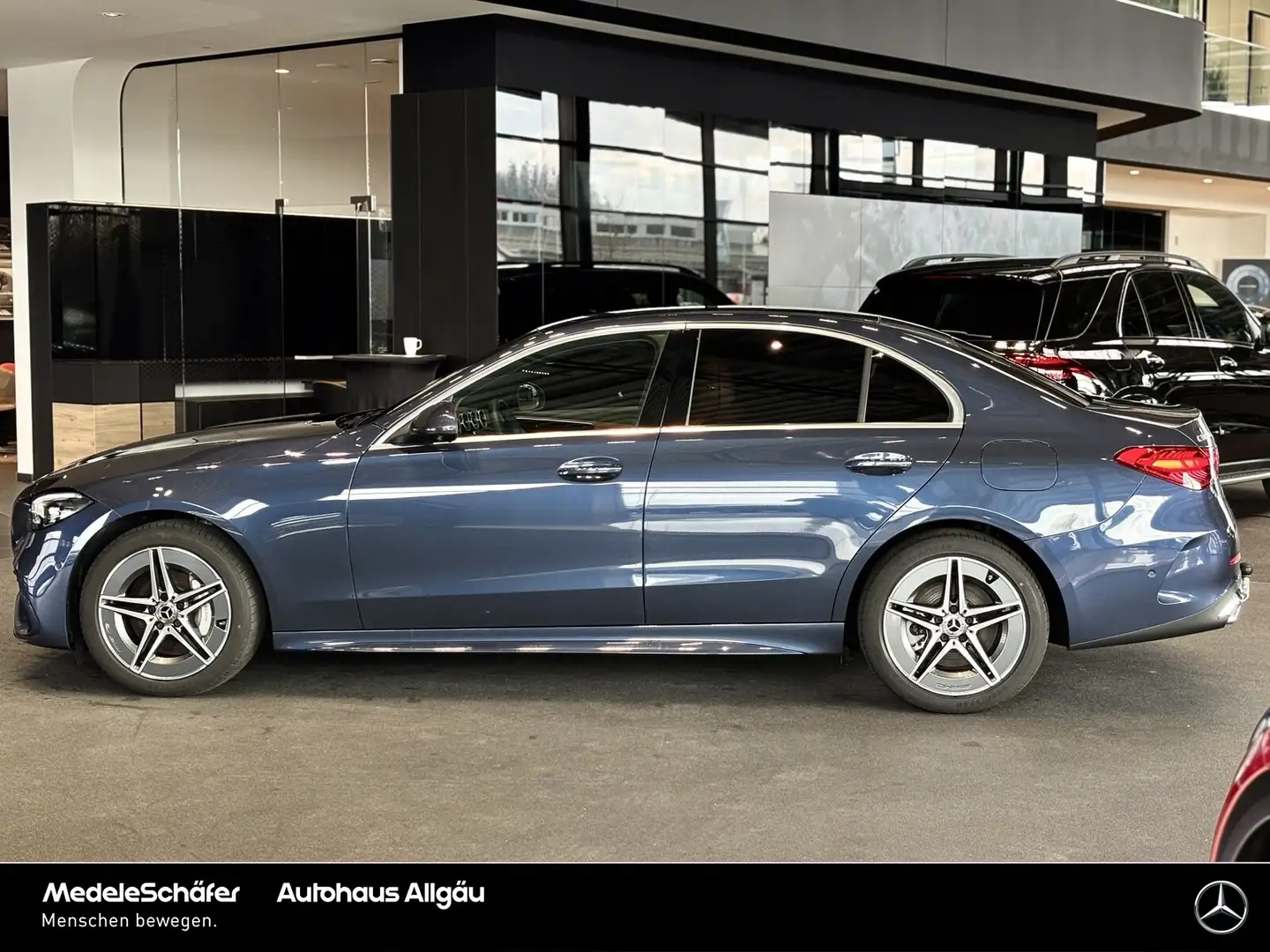 Mercedes-Benz C 300 C 300 de AMG Distronic AHK LEDER 360° LED NP79,5 Azul - 2