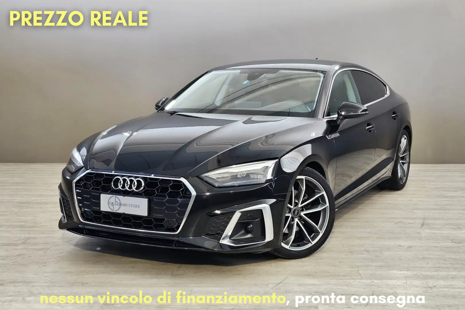 Audi A5 35 TDI MHEV S tronic S line edition Negro - 1