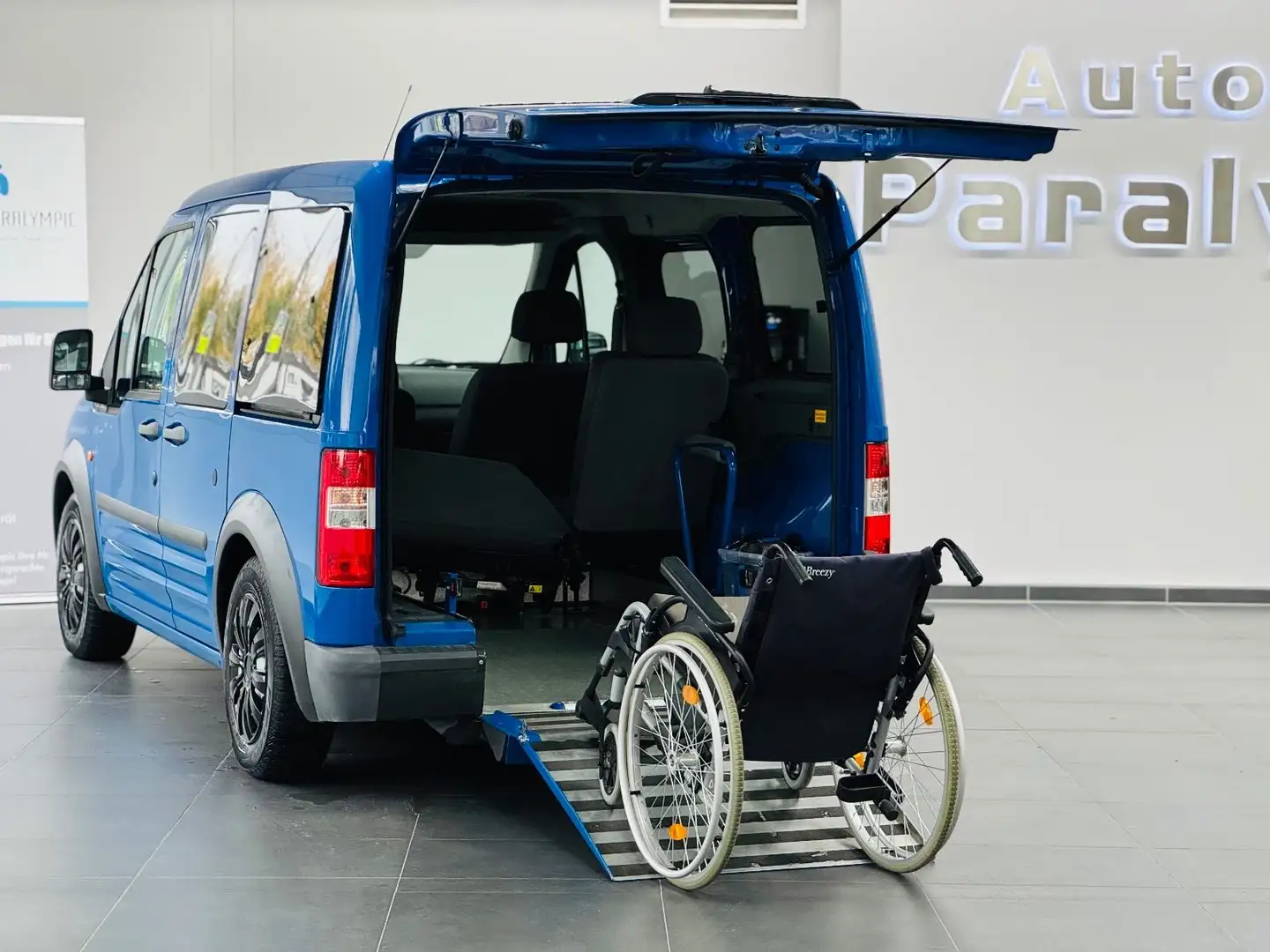 Ford Tourneo Connect Behindertengerecht-Rampe Blau - 1