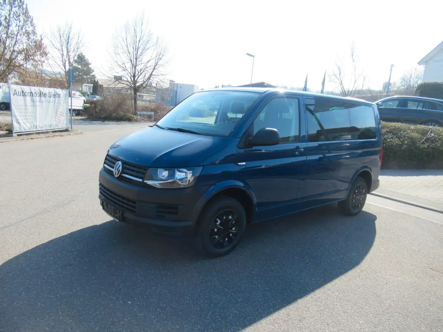 Volkswagen T6 Transporter Kombi EcoProfi*9 Sitze*Sitzh.*Cli Blau - 1