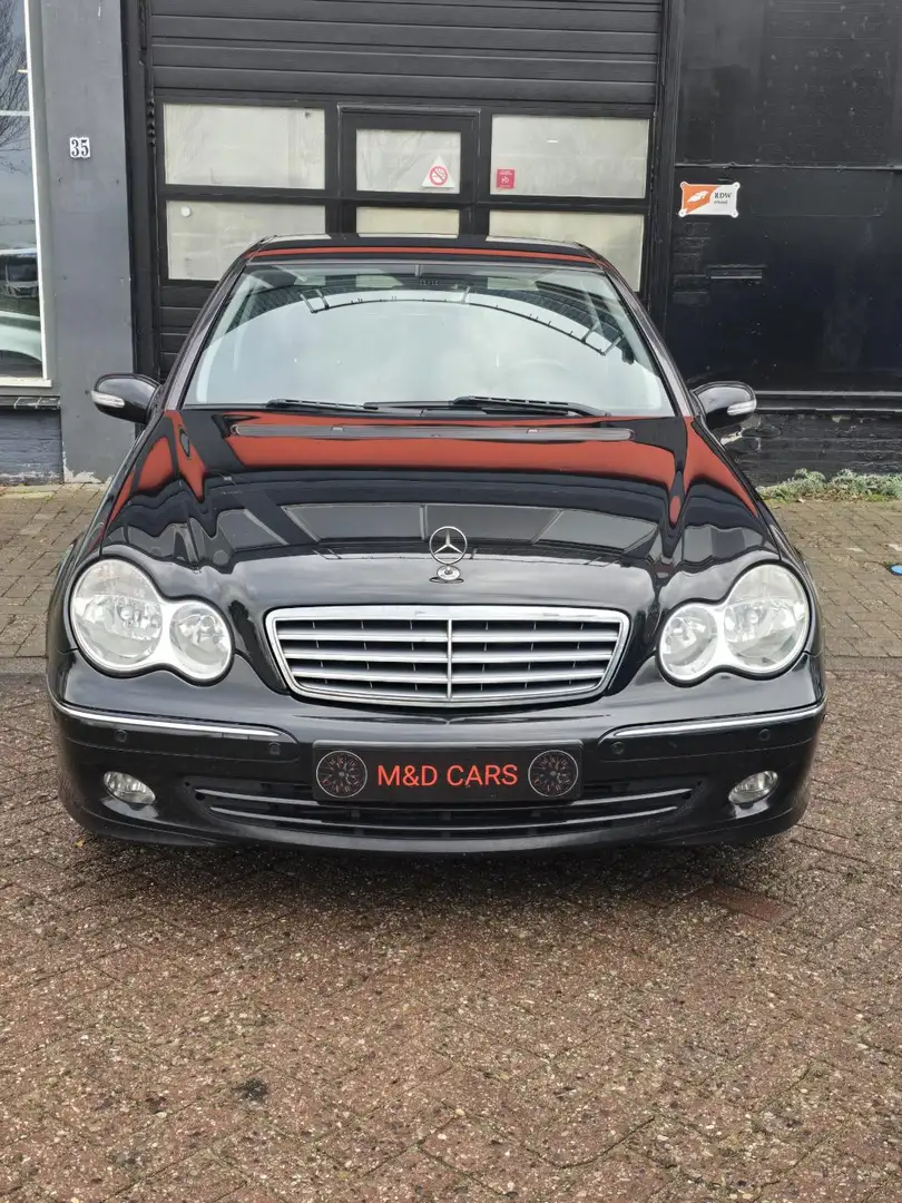 Mercedes-Benz C 200 K. Elegance AUTOMAAT/NAP/CR CONTROL/AIRCO Fekete - 2