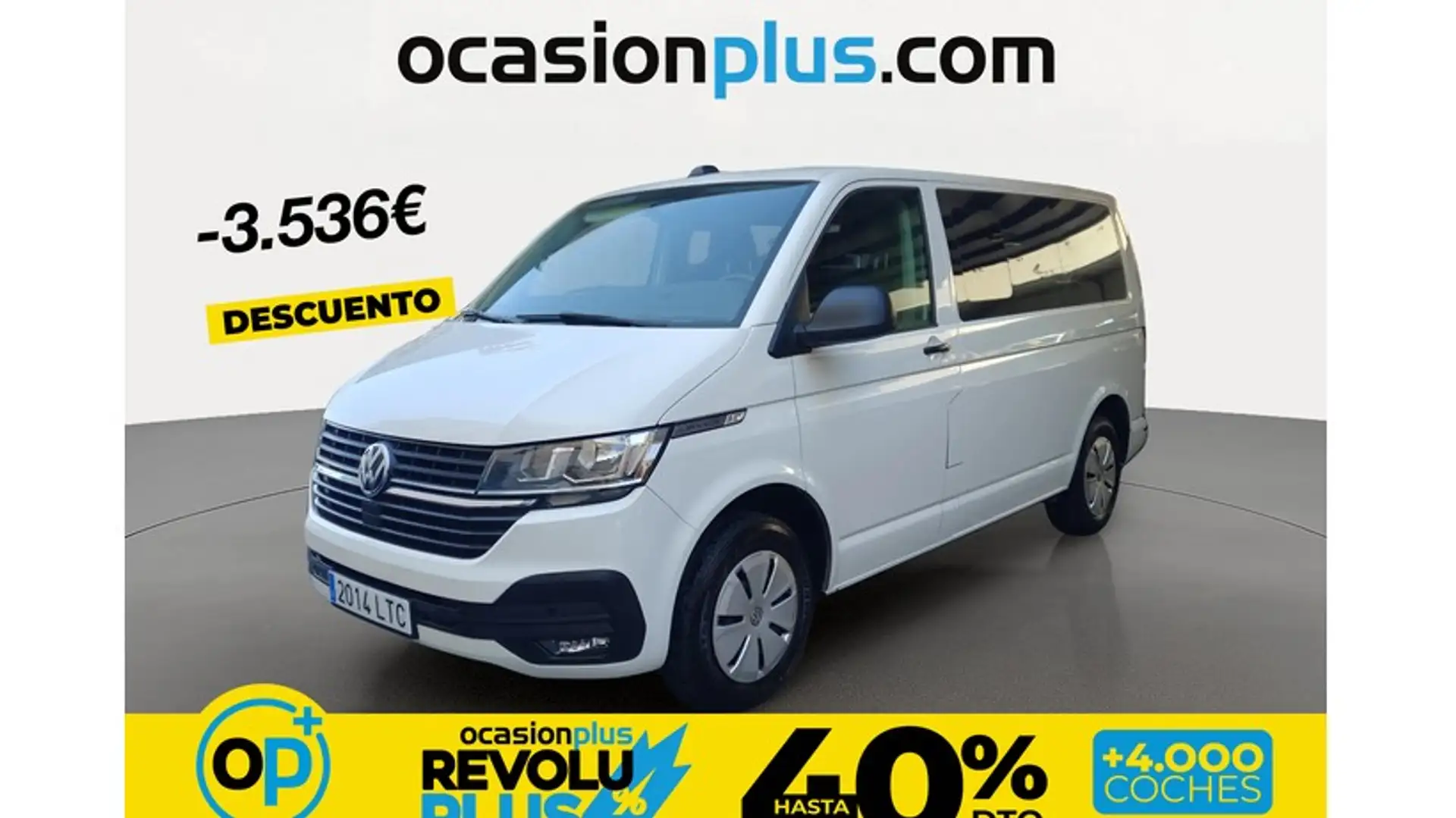 Volkswagen T6 Caravelle 2.0TDI BMT Origin Batalla Corta 81kW Blanco - 1